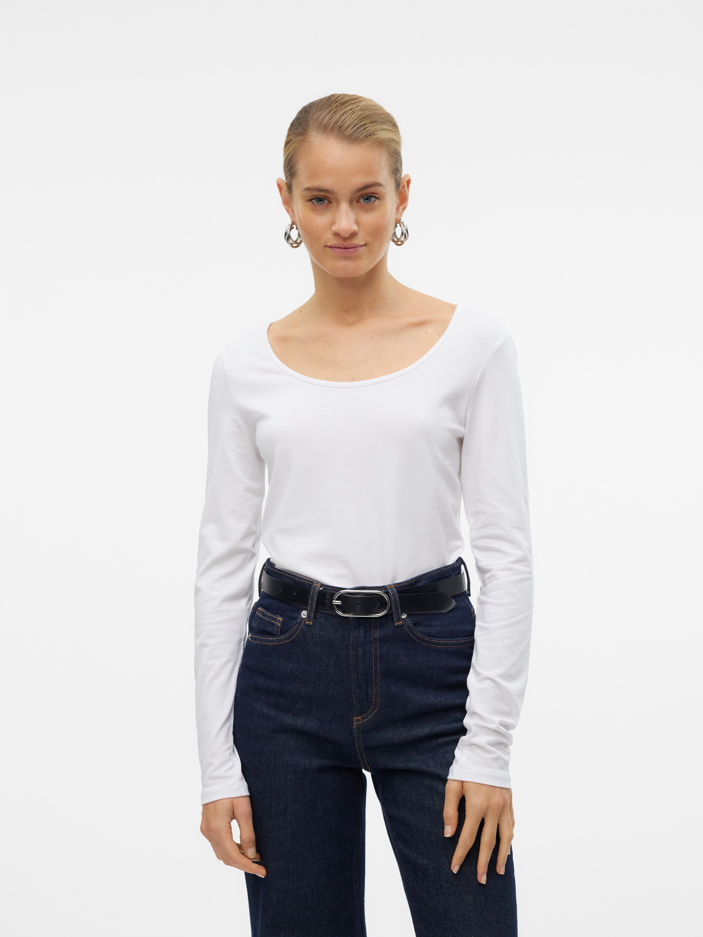 Vero Moda Langarmshirt »VMMAXI« aus Bio-Baumwolle