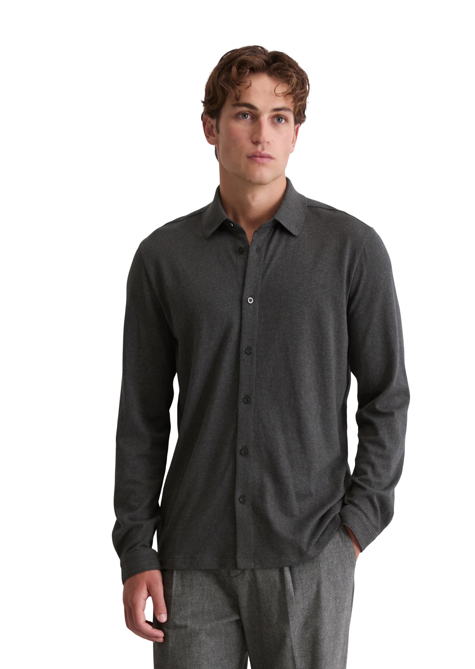 Marc OPolo Blusenshirt "aus weichem Heavy Jersey" günstig online kaufen