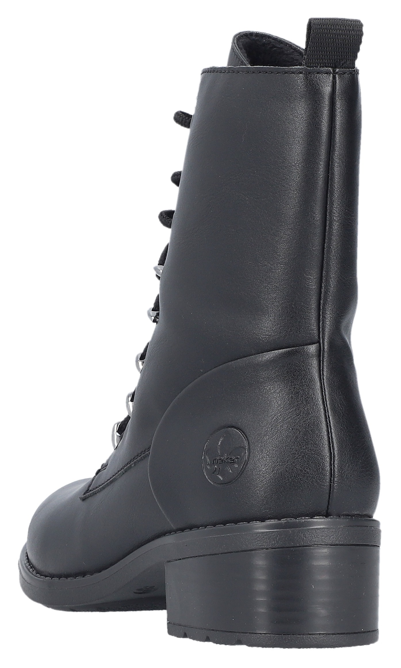 Rieker Schnürstiefelette  Schnürboots, Blockabsatz, mit Innenreißverschluss