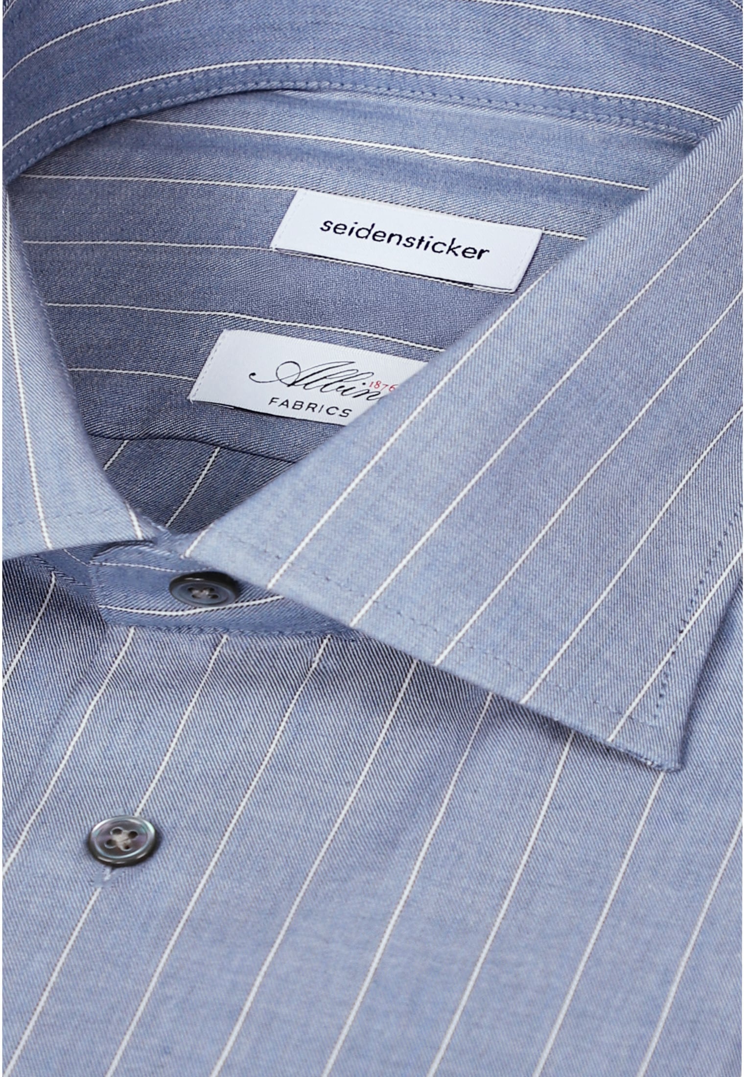 seidensticker Businesshemd »Schwarze Rose« Slim 1/1 Kentkragen Gestreift