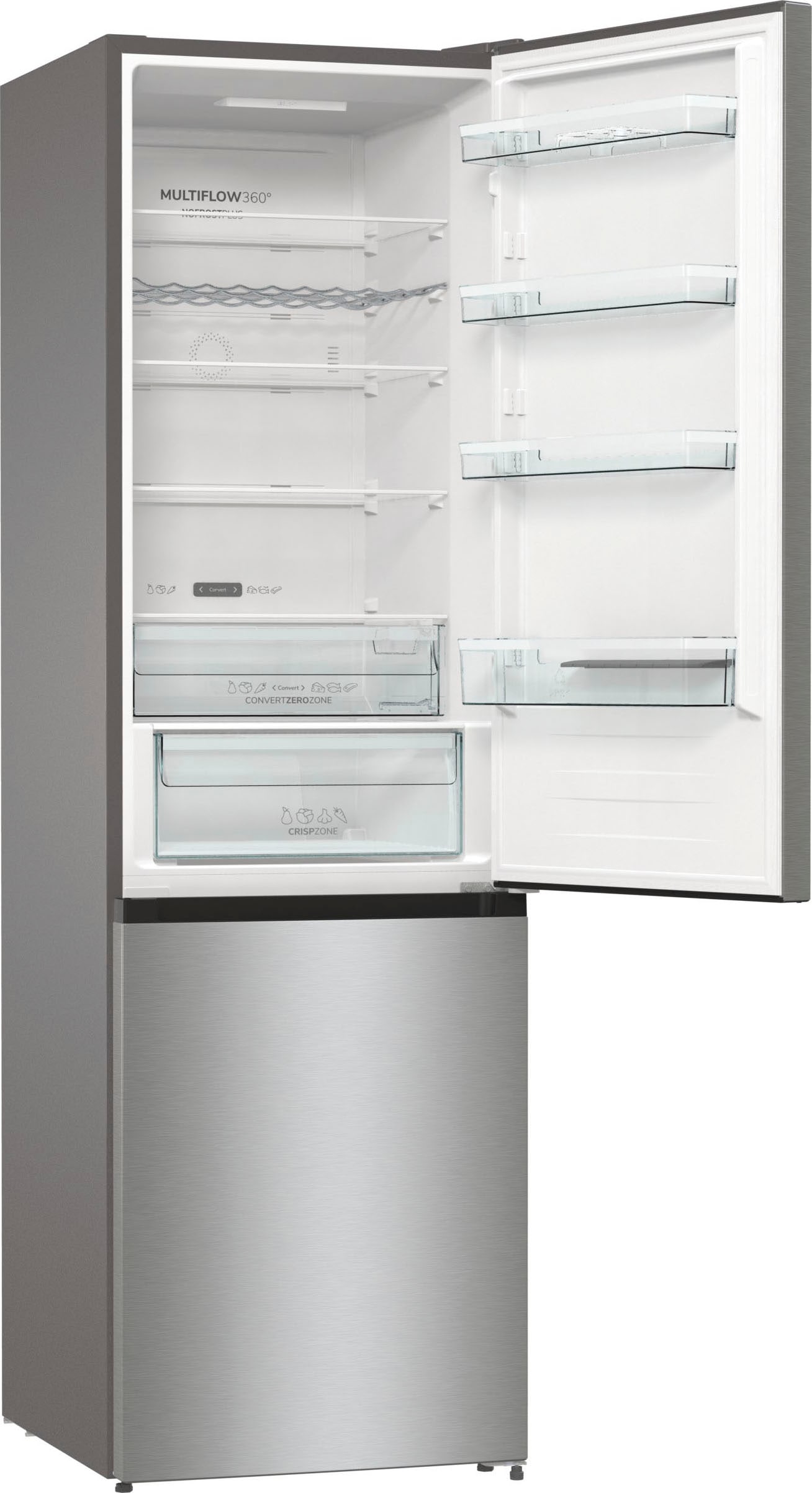 GORENJE Kühl-/Gefrierkombination »NK89C0D«, NK89C0DBK, 200 | per cm 60 hoch, breit cm Rechnung BAUR