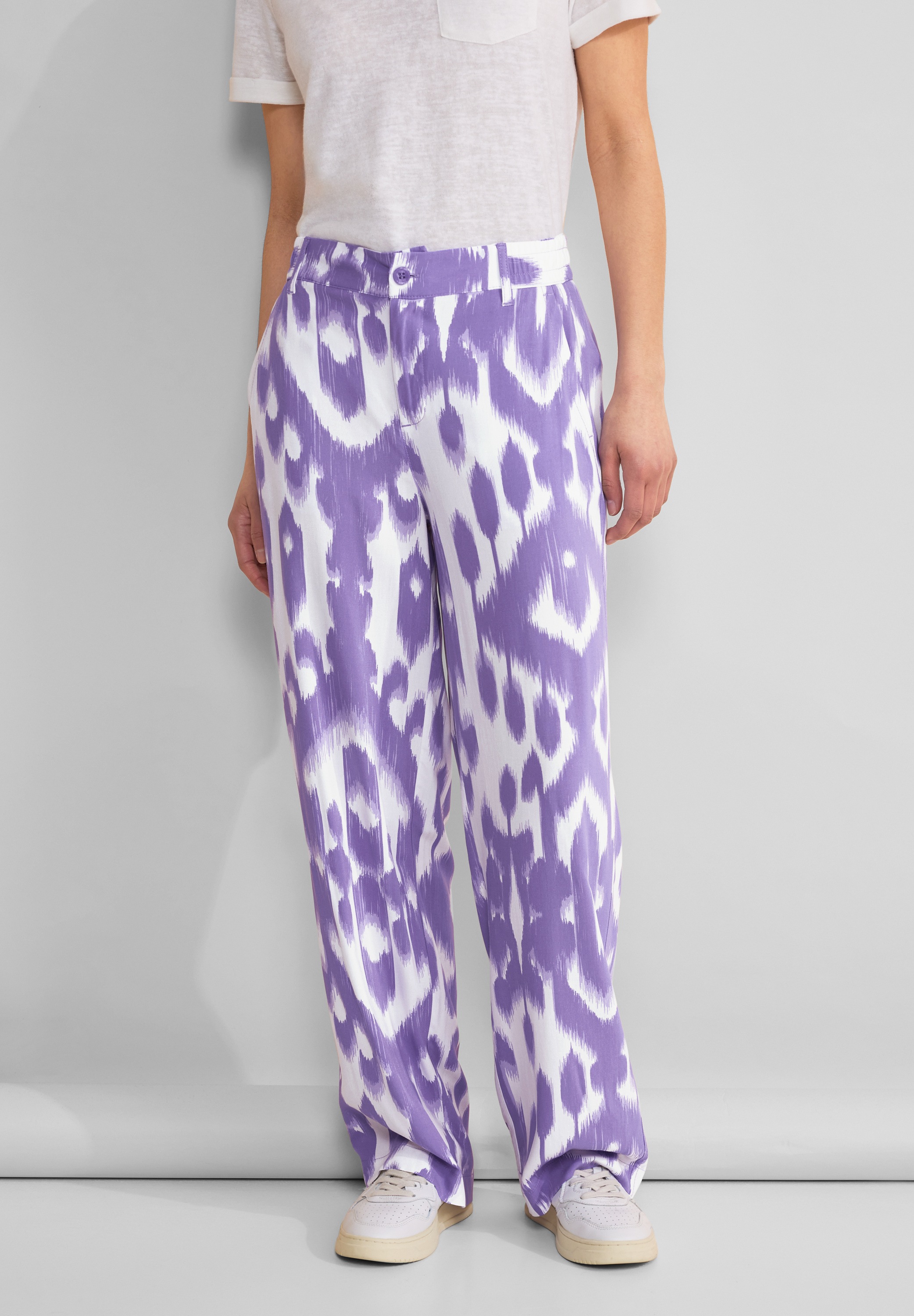 STREET ONE Stoffhose, High Waist