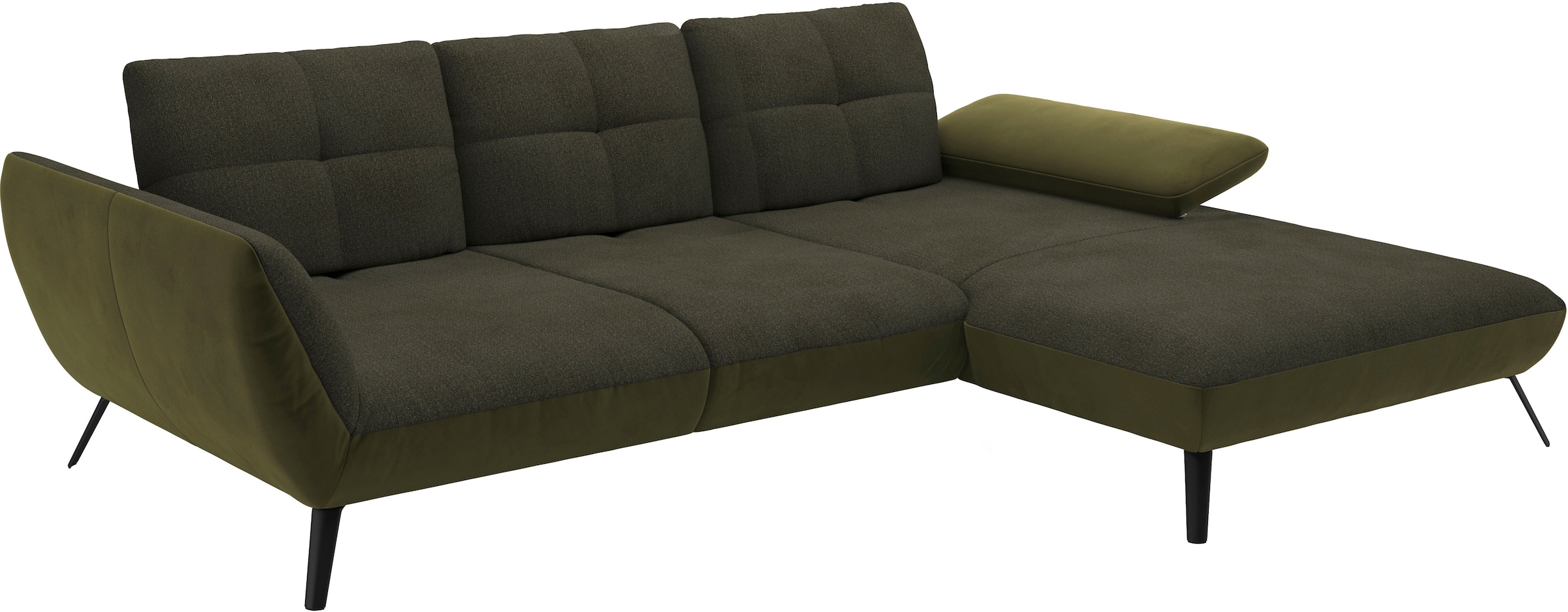 Places of Style Ecksofa »Mikado L-Form«, inkl. Sitztiefenverstellung und Armteilverstellung
