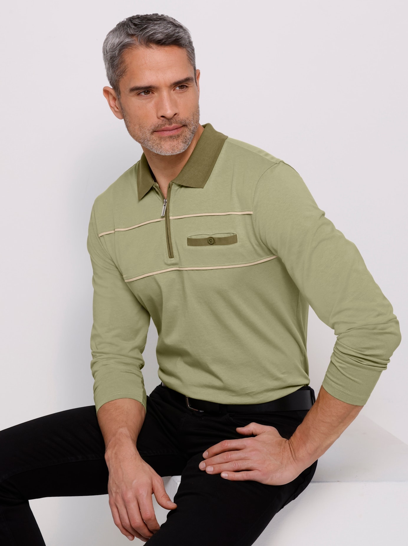 Classic Poloshirt "Langarm-Poloshirt" 1