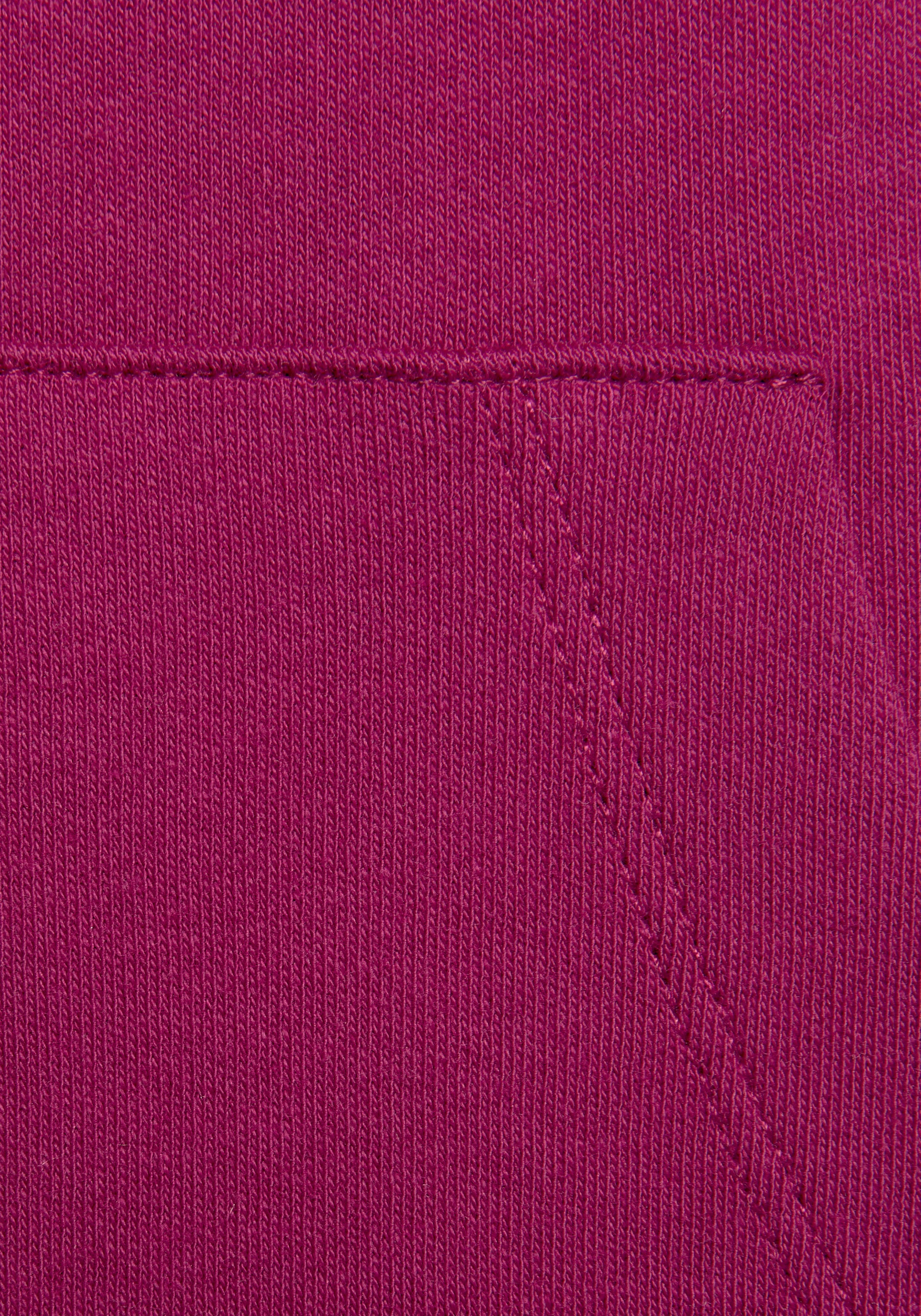 Bench. Loungewear Sweatjacke, mit Logostickerei am Stehkragen, Loungewear, Loungeanzug