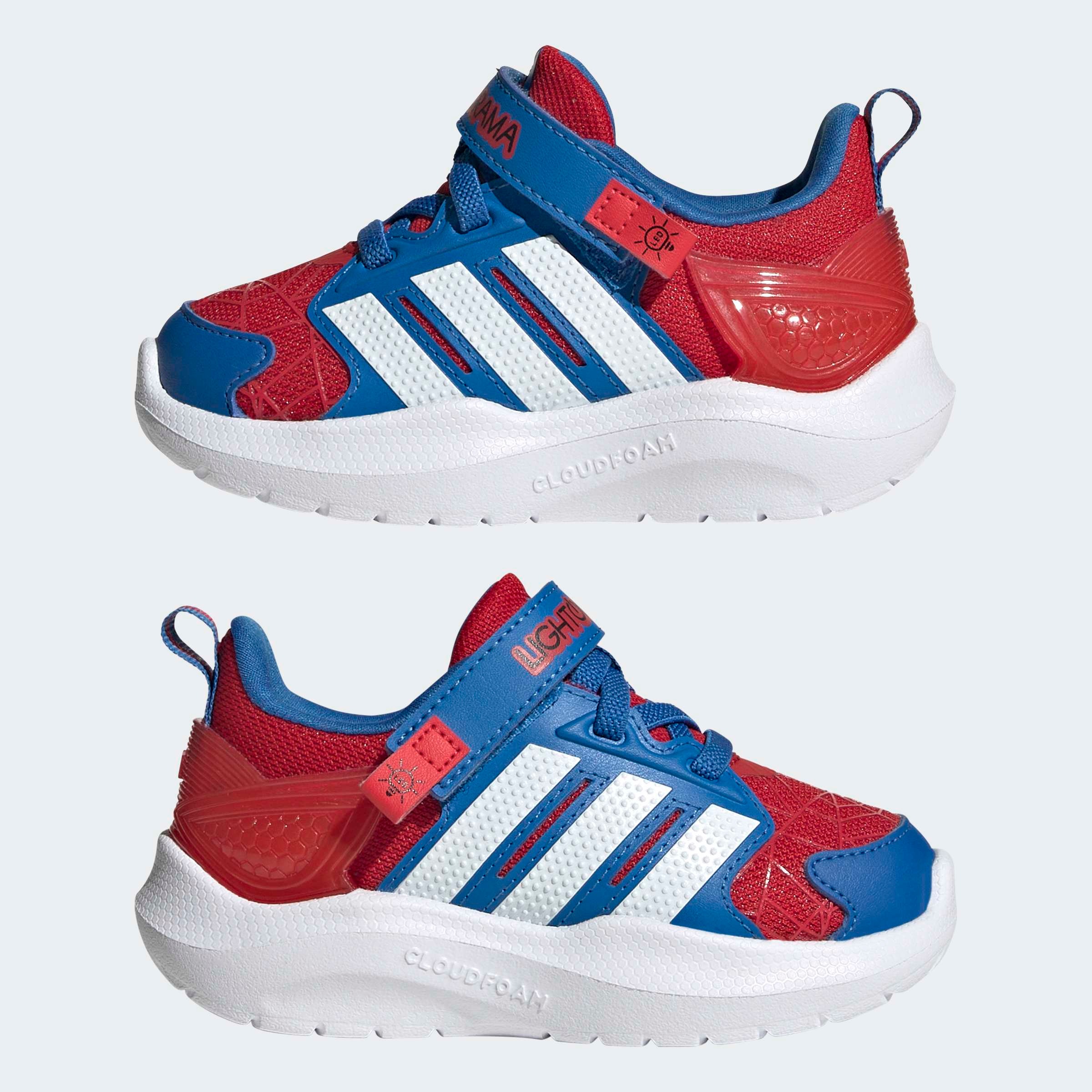 adidas Sportswear Sneaker »ADIDAS MARVEL LIGHTORAMA SPIDER-MAN  FÜR BABYS UND KLEINKINDER«  für Kinder, mit Blink Funktion