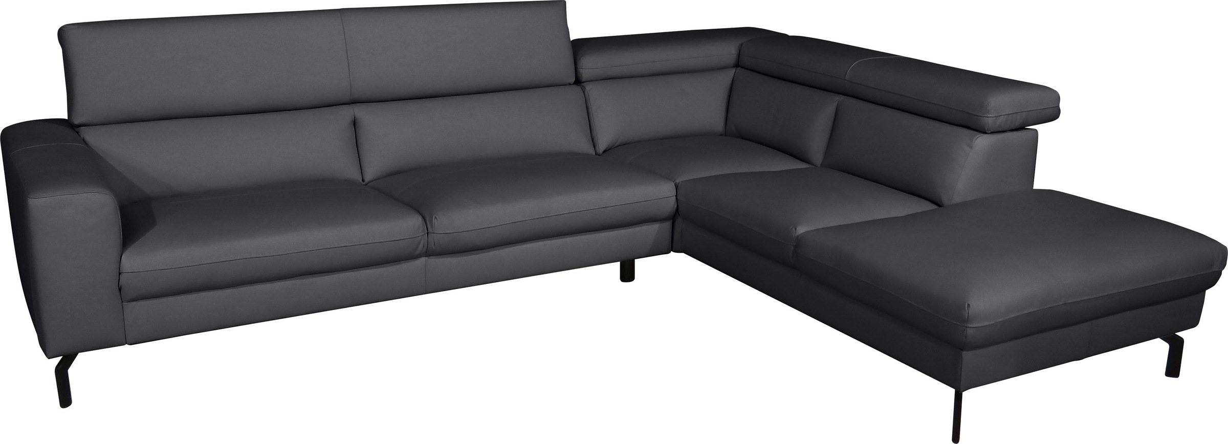 Home affaire Ecksofa "Olanta, modern und bequem, Breite 305cm, Fuß 16cm hoc günstig online kaufen
