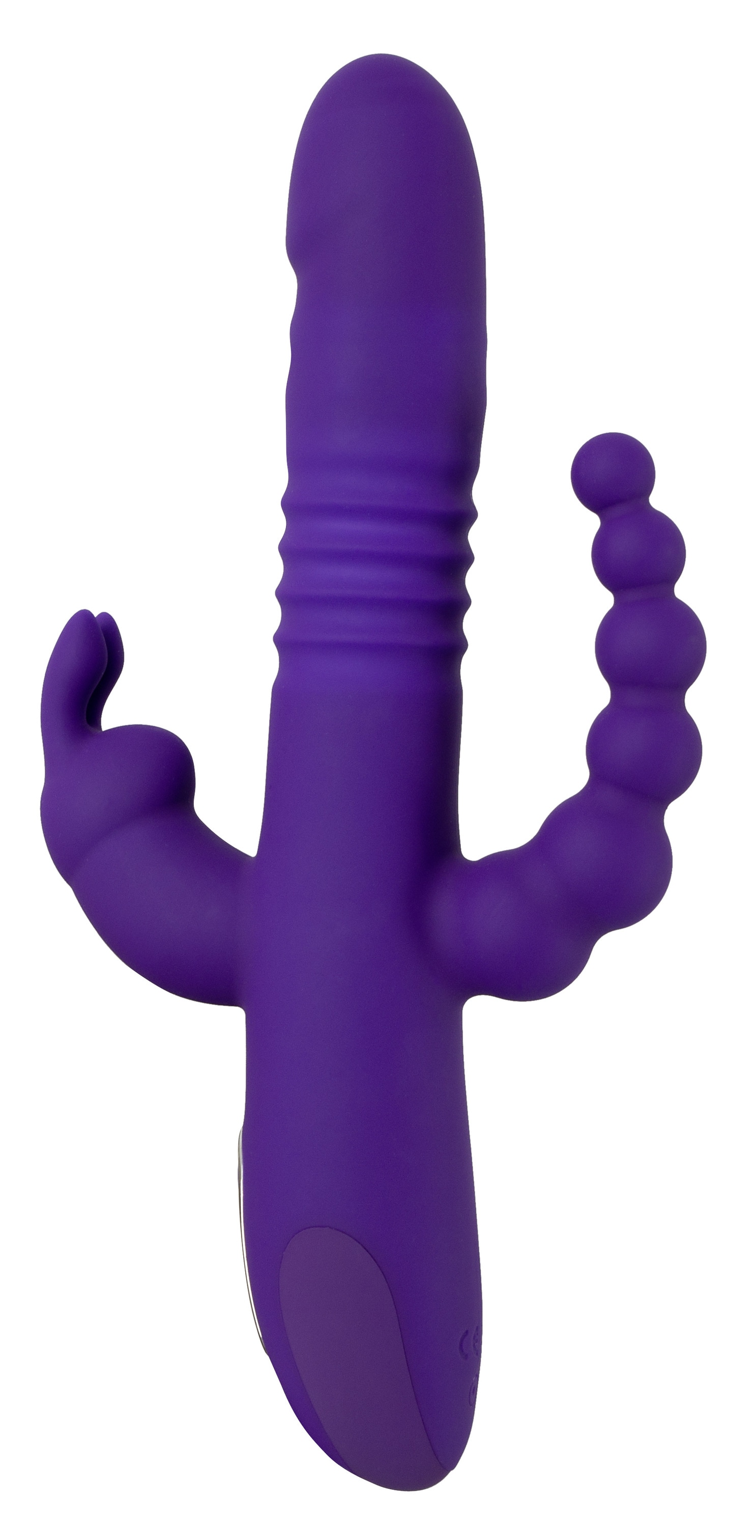 Sweet Smile Vibrator »Vib mit Stoßfunktion und Klitorisreizer Thrusting Pearl Triple«
