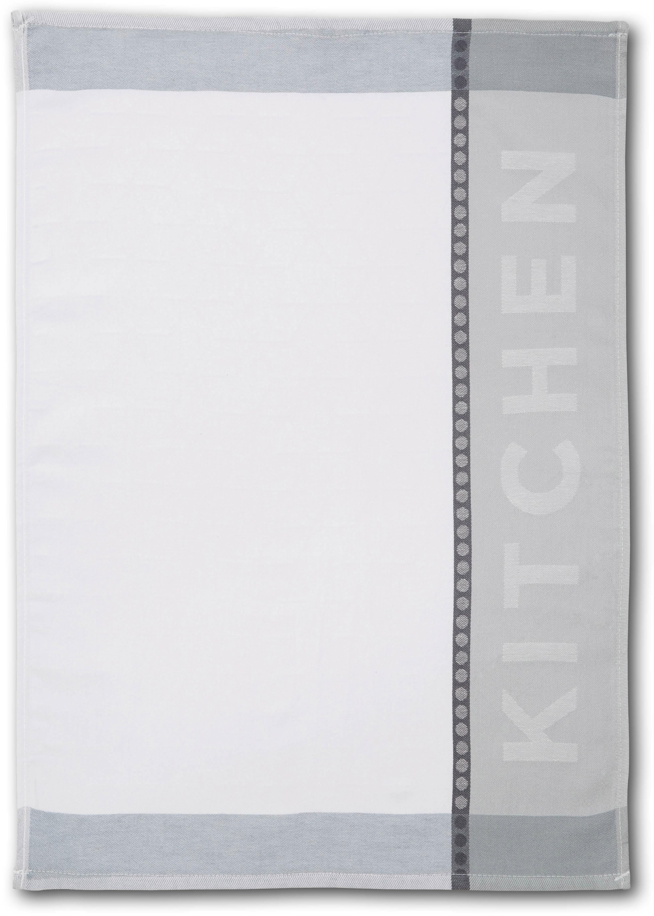 Dyckhoff Geschirrtuch »HOME / KITCHEN«, (Set, 6 tlg.), mit zwei verschiedenen Motiven