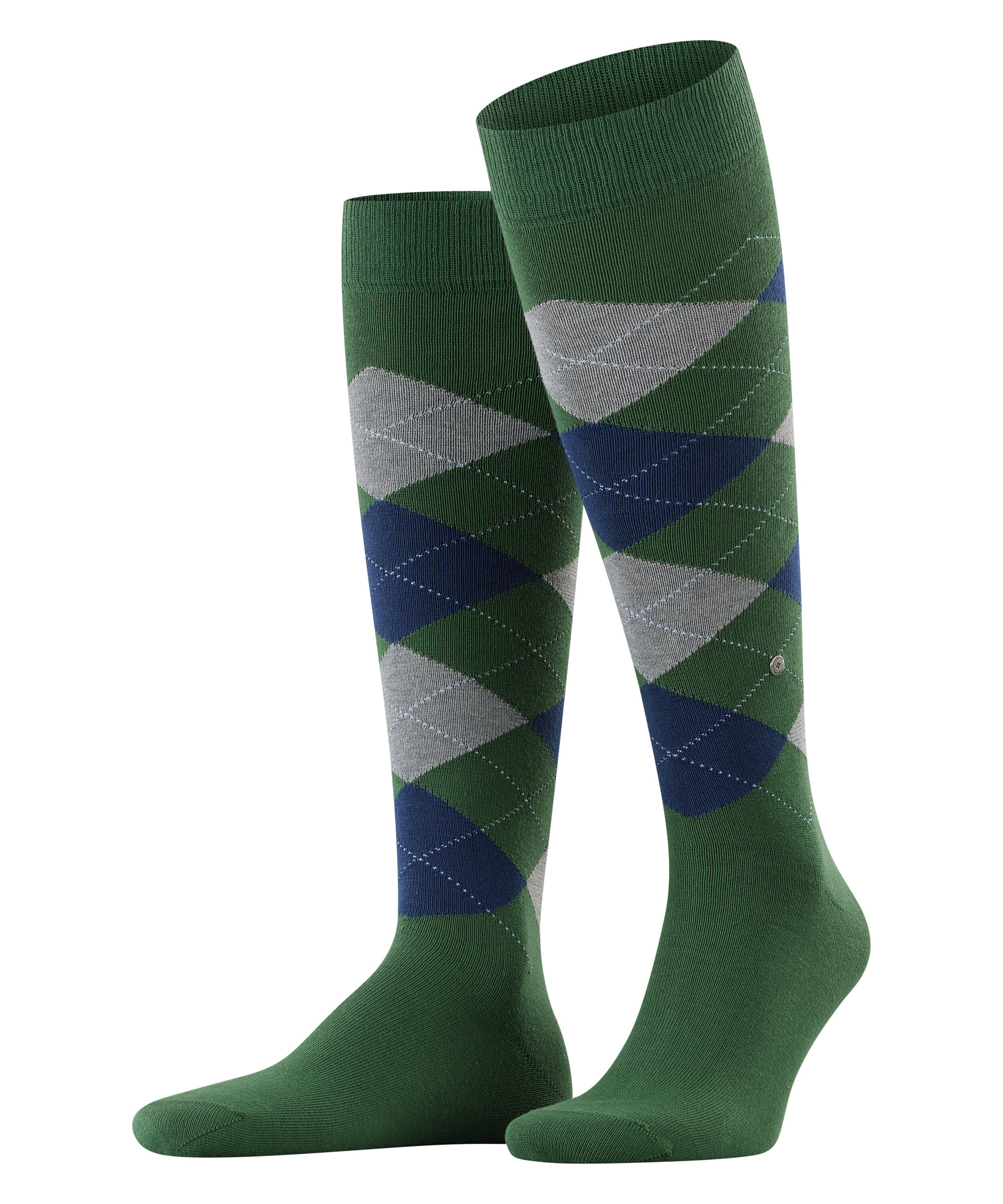 Burlington "King" Einheitsgröße 40-46, Argyle-Muster, gekämmte Baumwolle