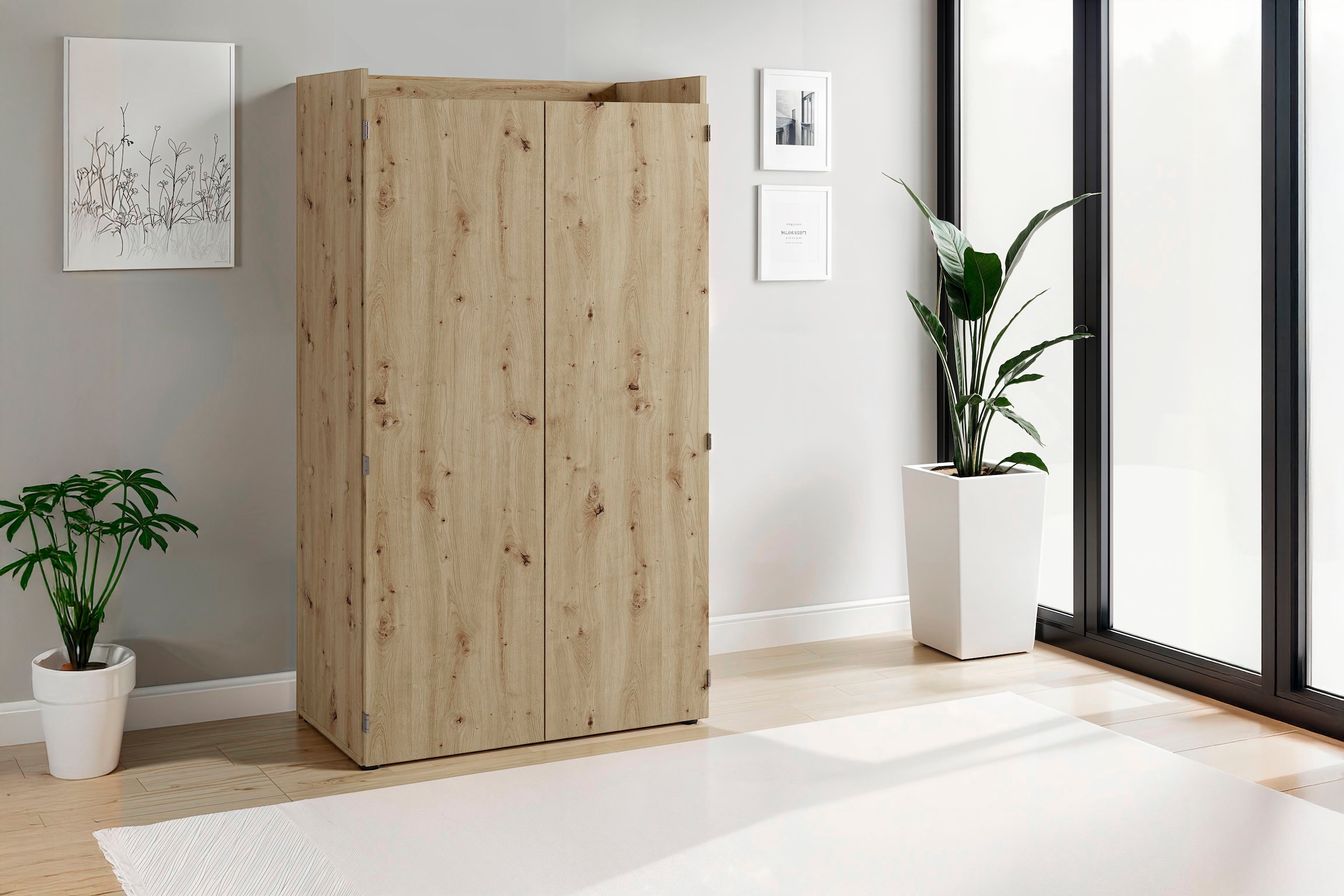 byLIVING Sekretär »Janne«, platzsparende Arbeitslösung für den Wohnraum mit viel Stauraum