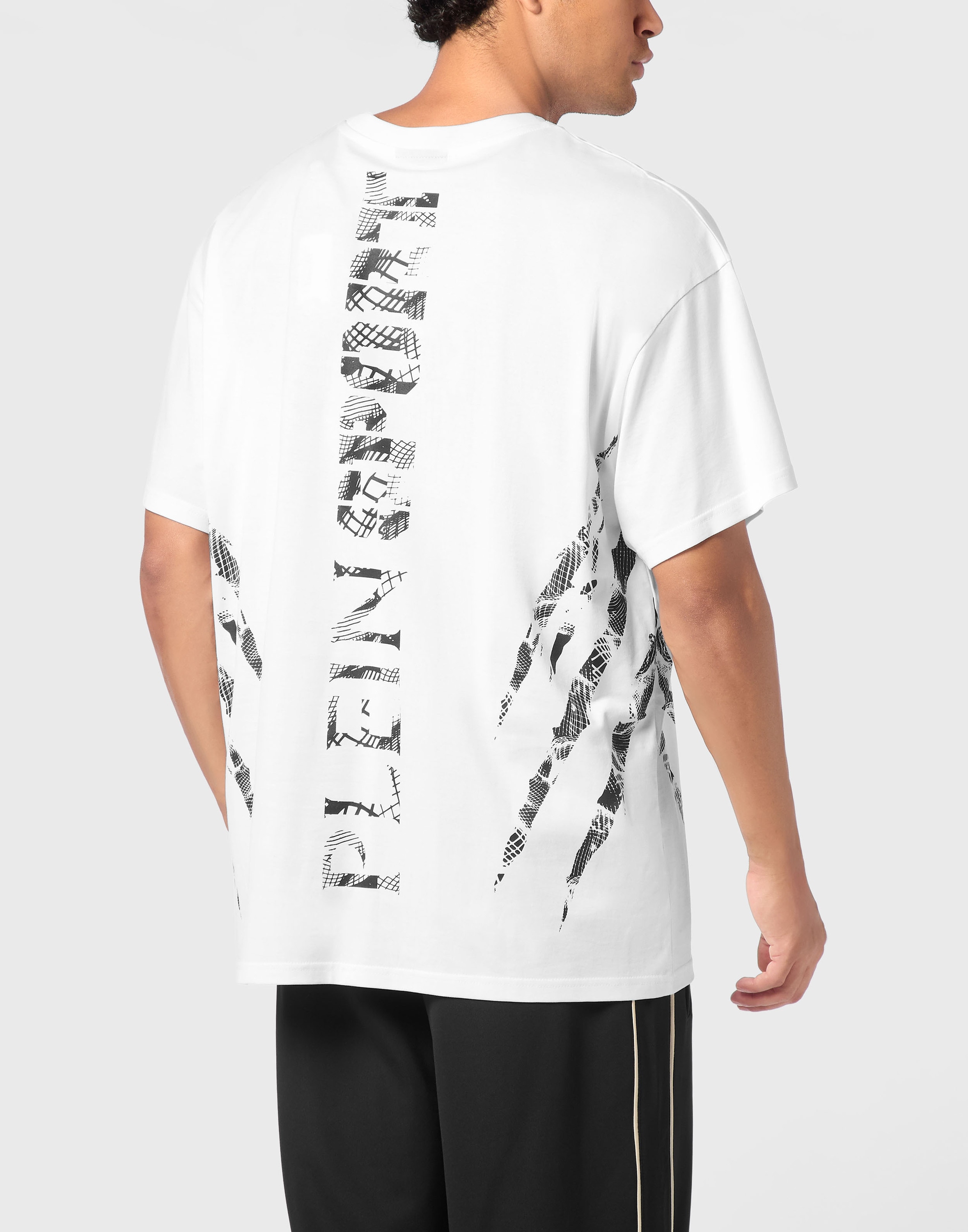 PLEIN SPORT T-Shirt »Cotton Round Neck T-Shirt Body Lines«