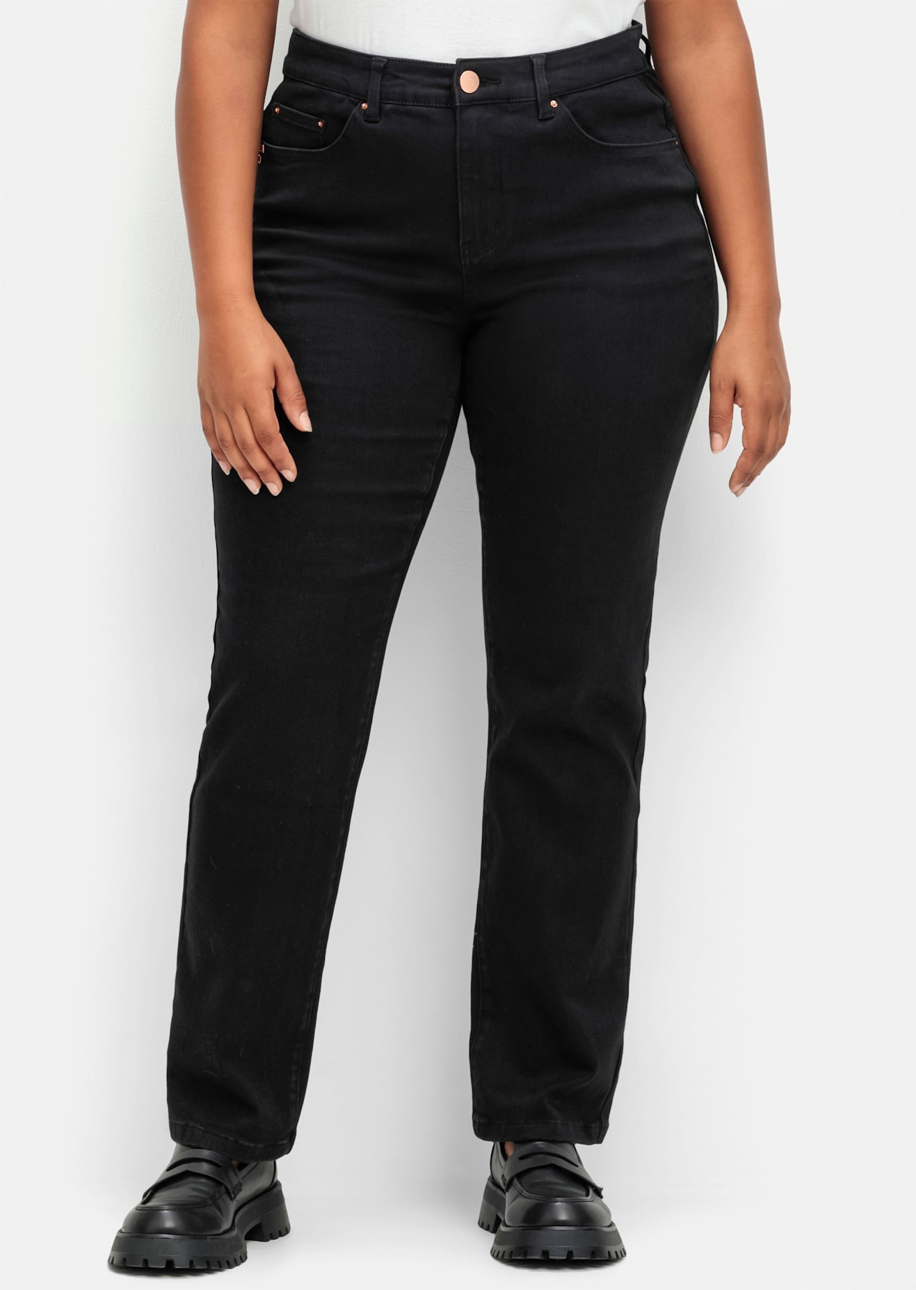 Sheego Bequeme Jeans 1 Stk. tlg. günstig online kaufen