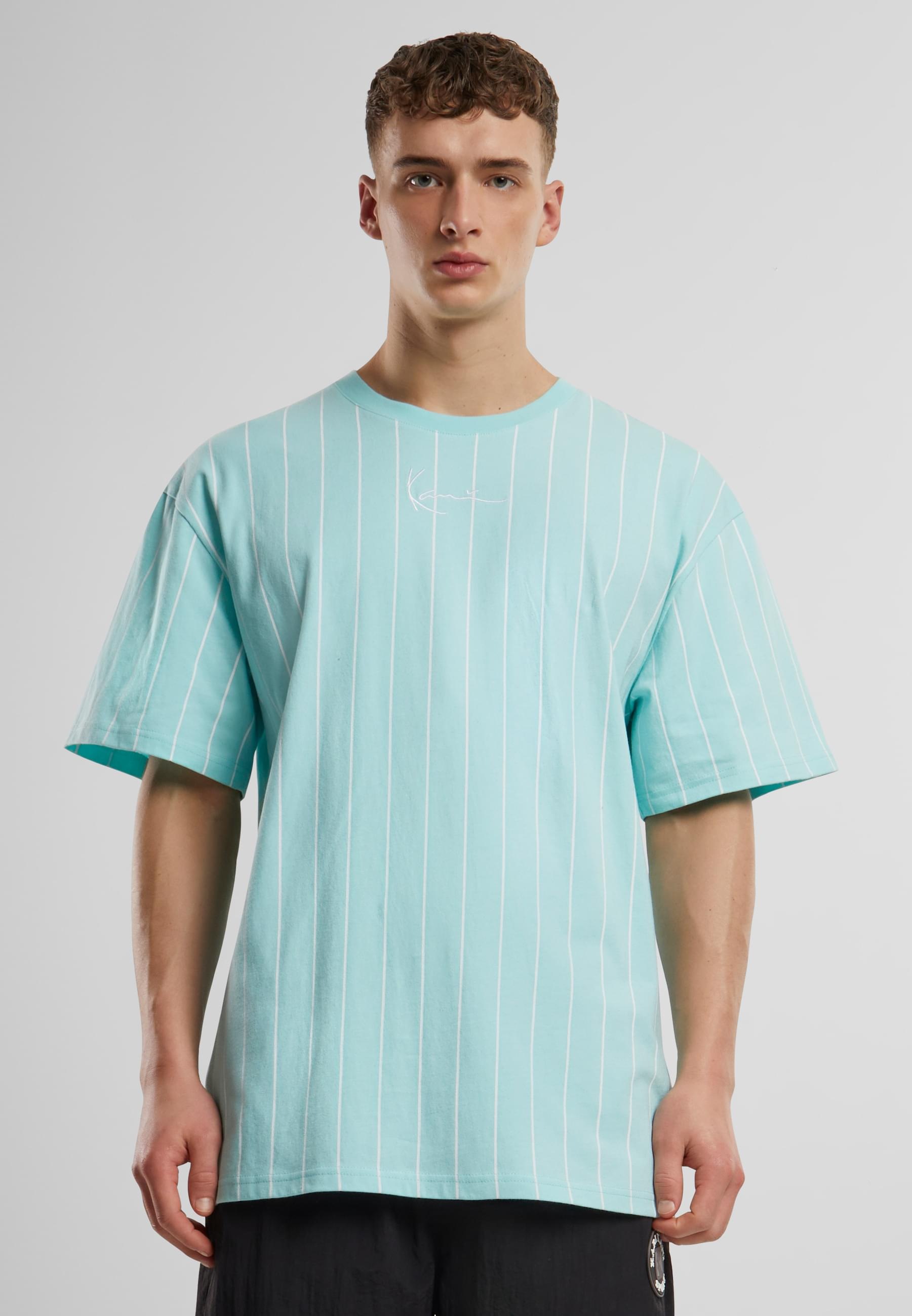 Karl Kani T-Shirt »Karl Kani Karl Kani Small Signature Essential Pinstripe Tee«, (1 tlg.)