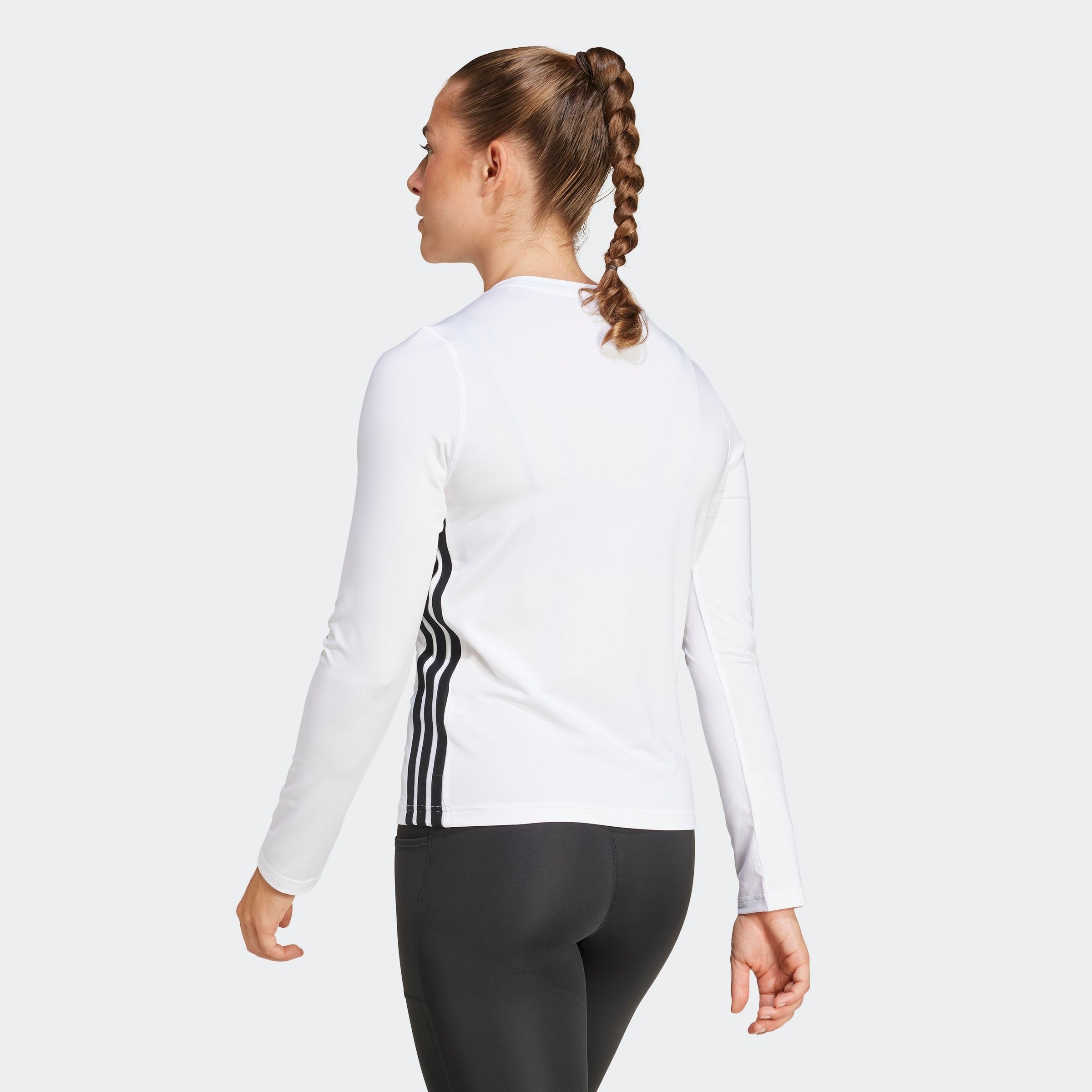 adidas Performance Funktionsshirt "ESSENTIALS 3-STREIFEN WORKOUT LONGSLEEVE günstig online kaufen