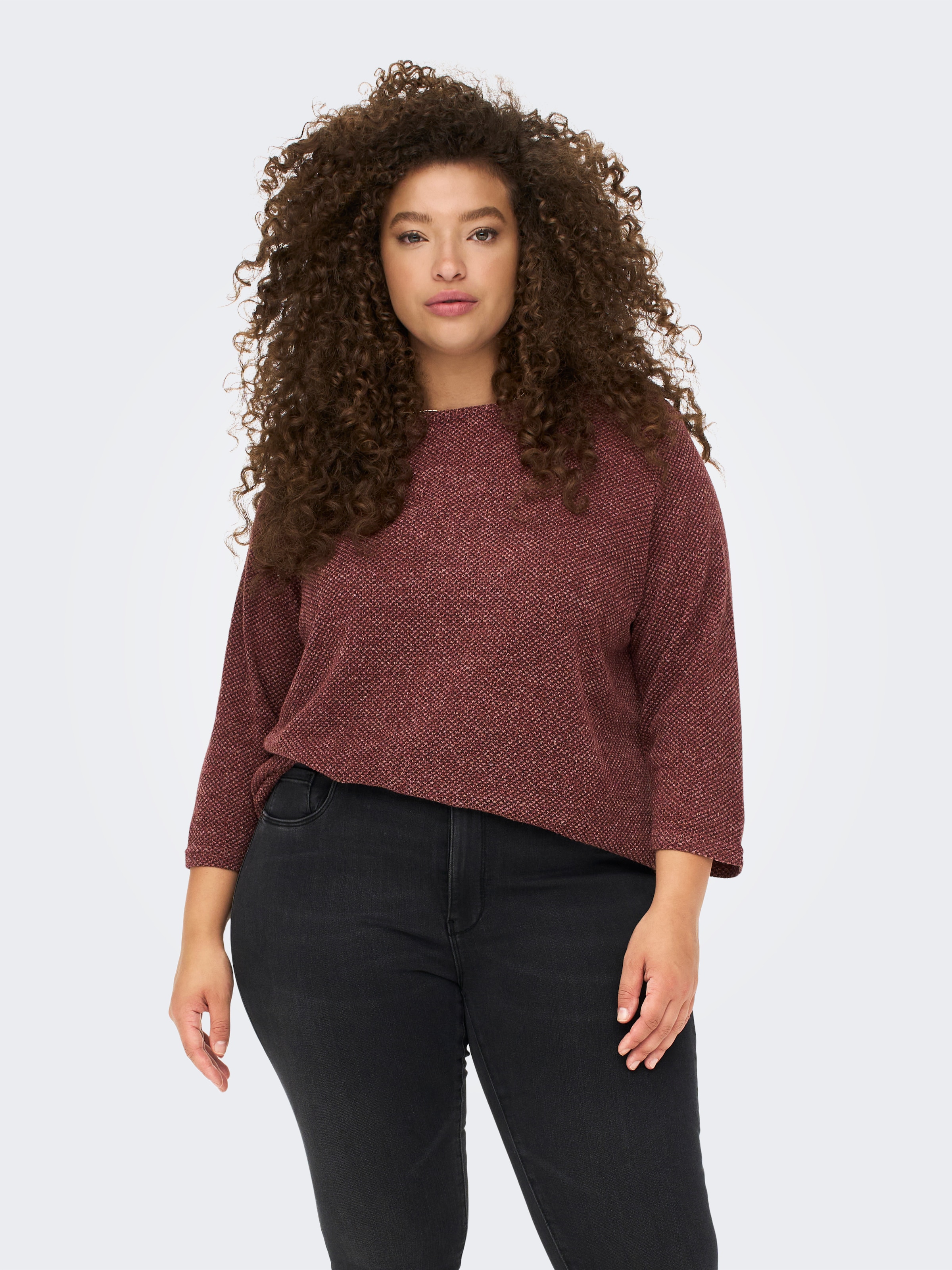 ONLY CARMAKOMA 3/4-Arm-Shirt "CARMARTHA 3/4 TOP" günstig online kaufen