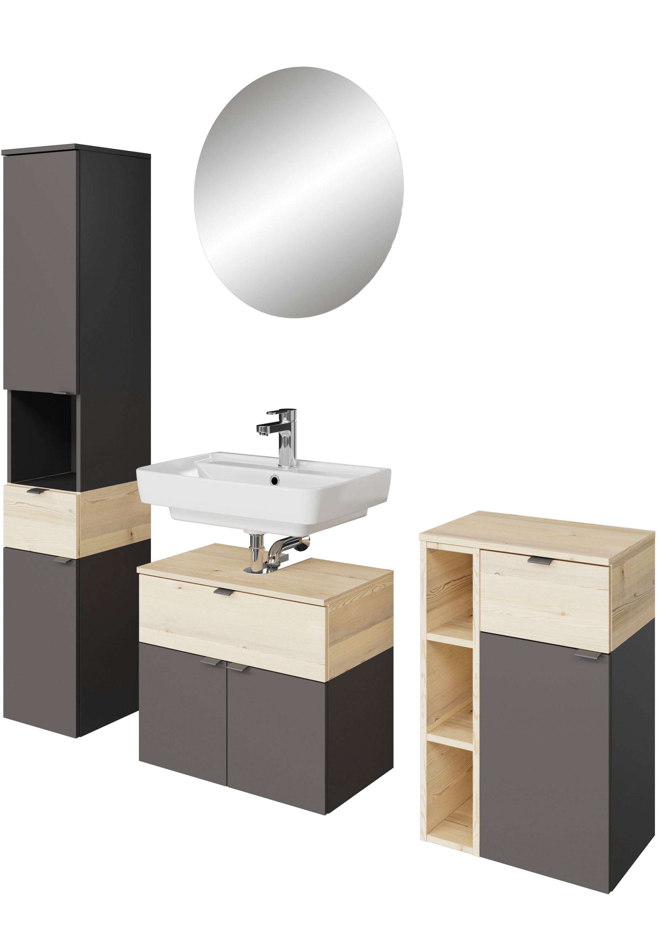 Saphir Badmöbel-Set "Quickset 394" Komplett-Set, 4 Stk. tlg. günstig online kaufen