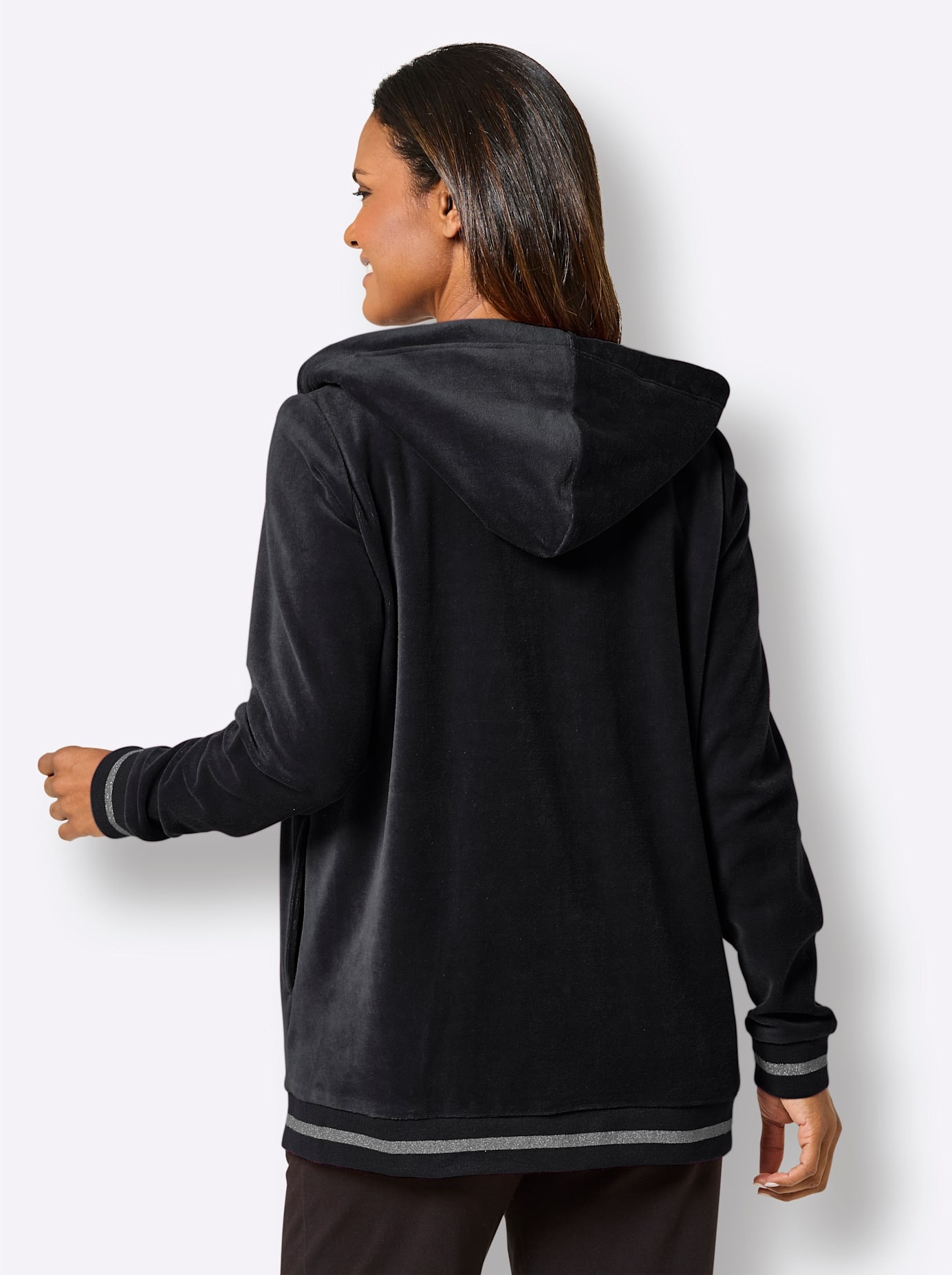 feel good Langjacke mit Kapuze