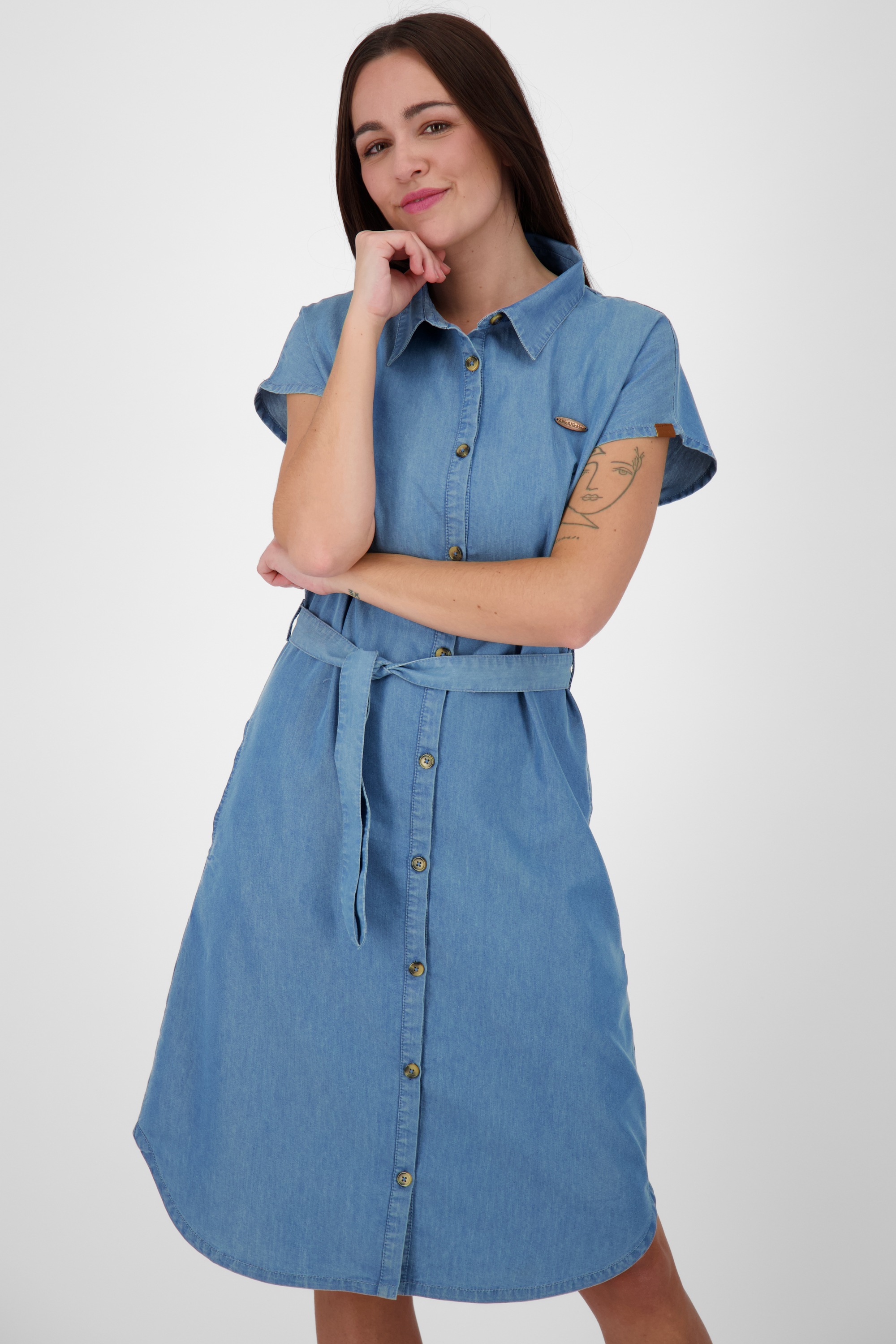 Alife & Kickin Sommerkleid "Damen MaeveAK DNM A" günstig online kaufen