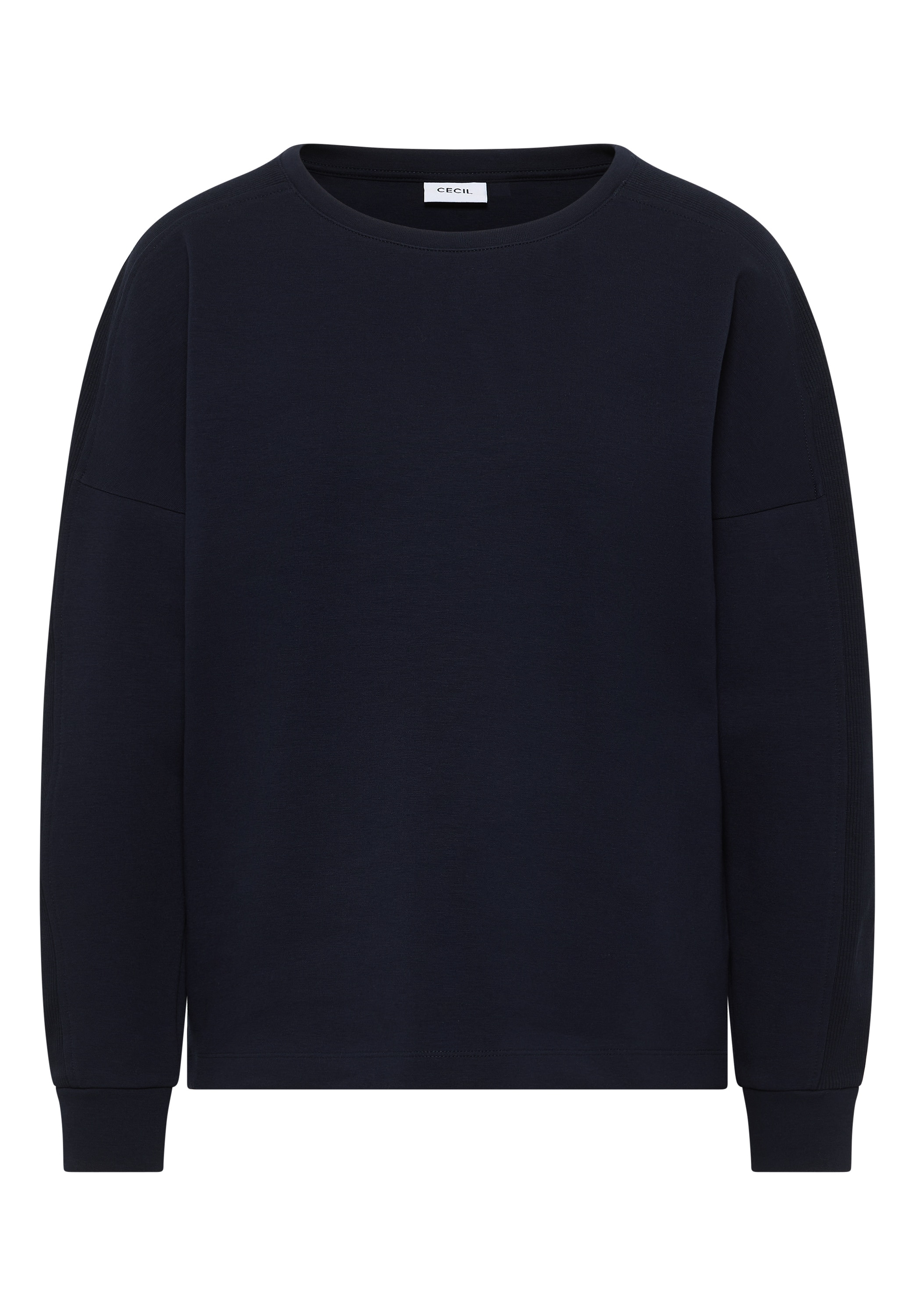 Cecil Langarmshirt, aus elastischem Materialmix
