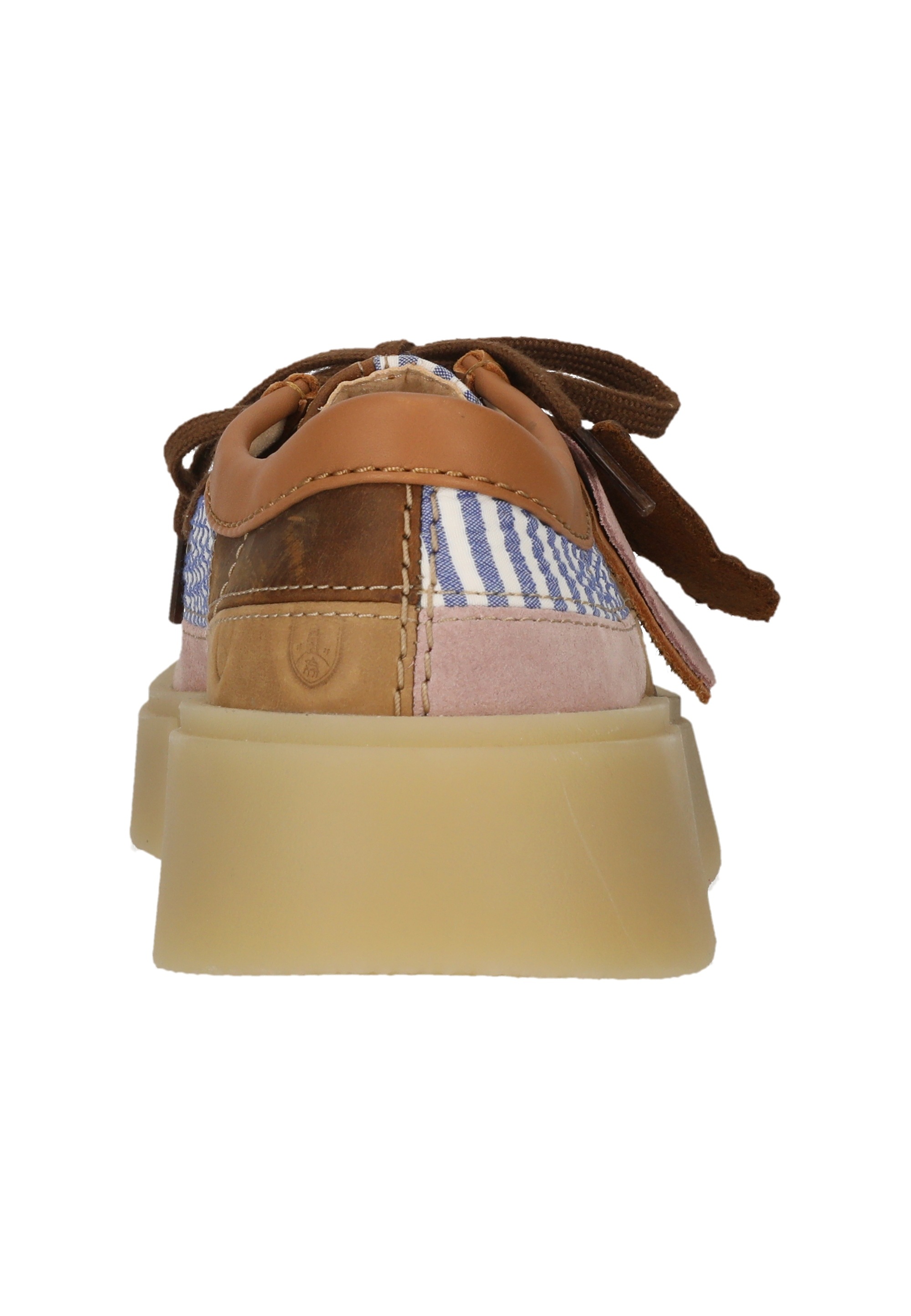 Clarks Schnürschuh »Torview«  mit Uni-Streifen und Monogramm-Prints