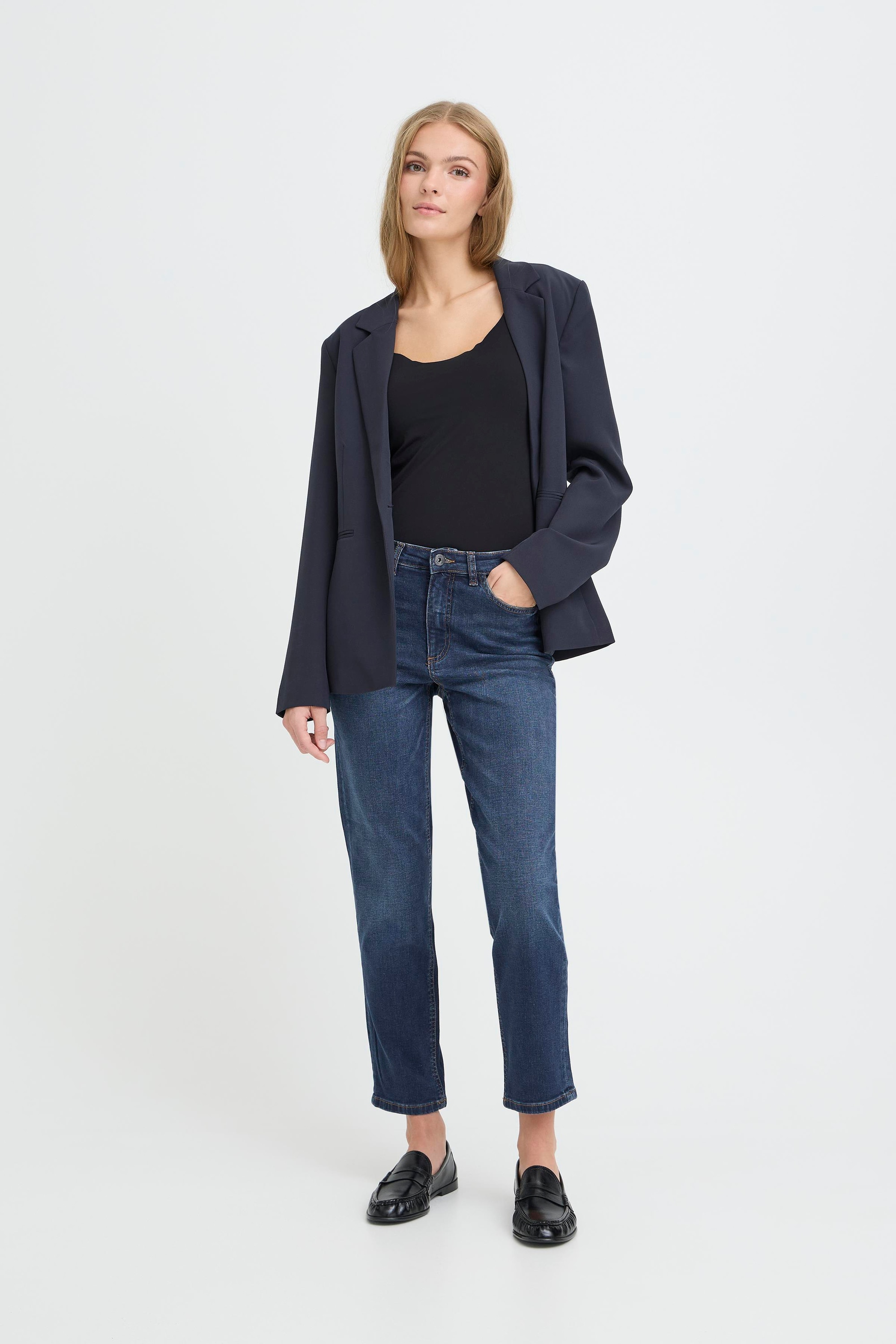 Ichi Regular-fit-Jeans »Damen Jeans IHTWIGGY«