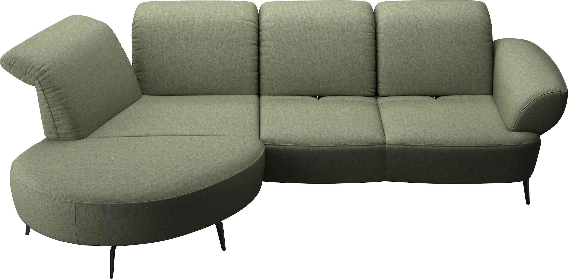 sit&more Ecksofa »Dance«, inkl.System Click&Seat und Sitztiefenverstellung