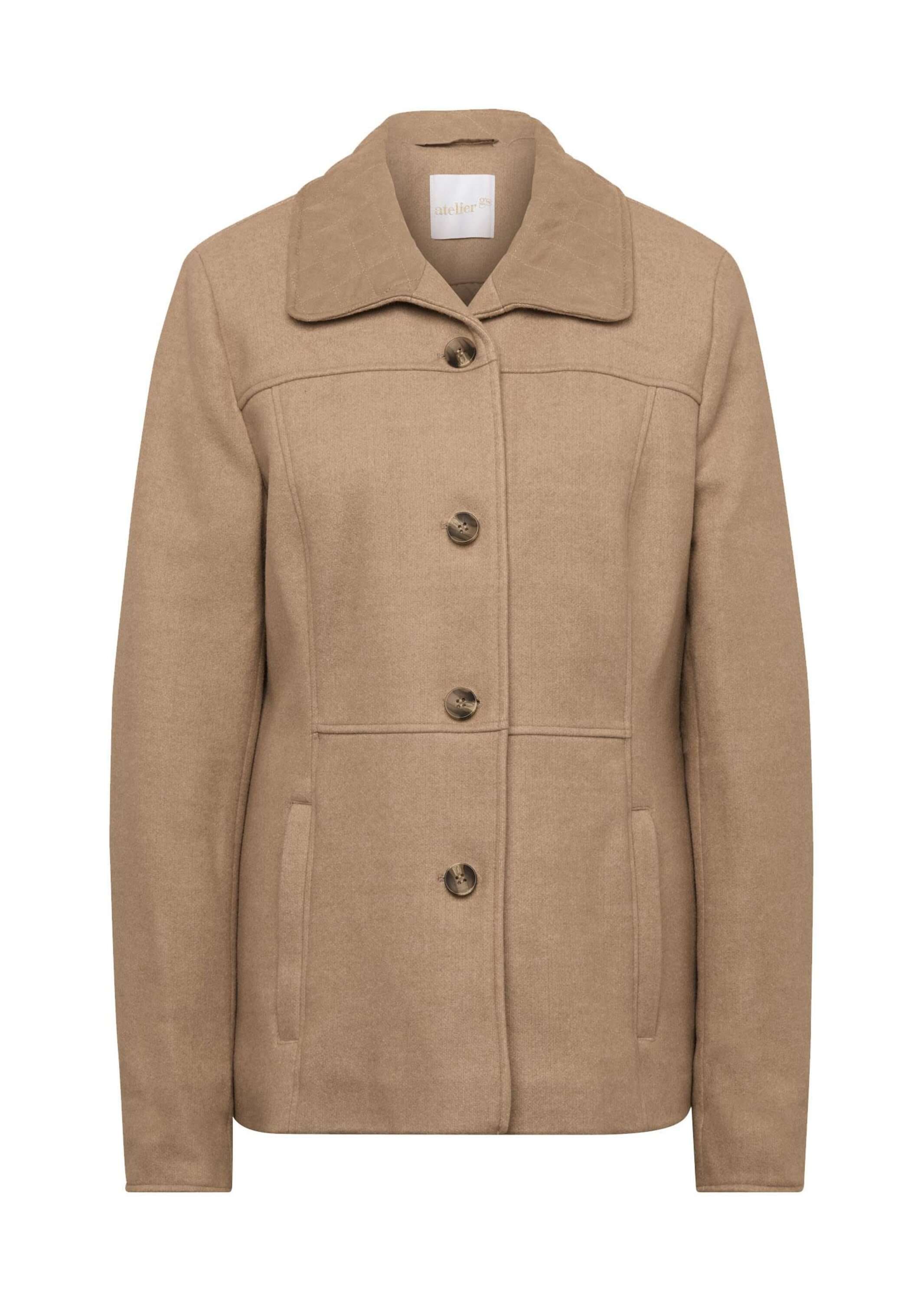 GOLDNER Kurzjacke "Kurzgröße Jacke in Velourslederoptik" günstig online kaufen