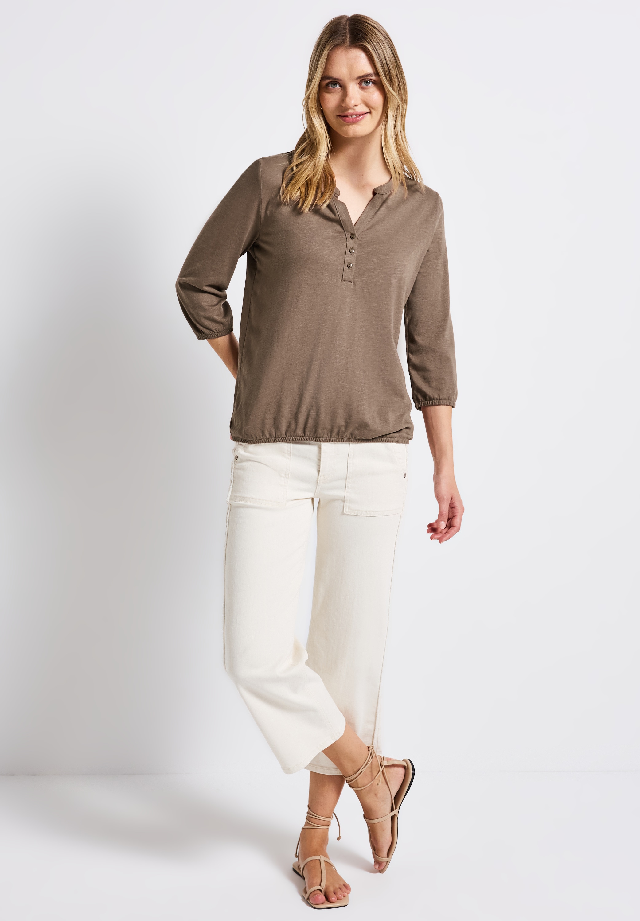STREET ONE Tunikashirt, aus reiner Baumwolle