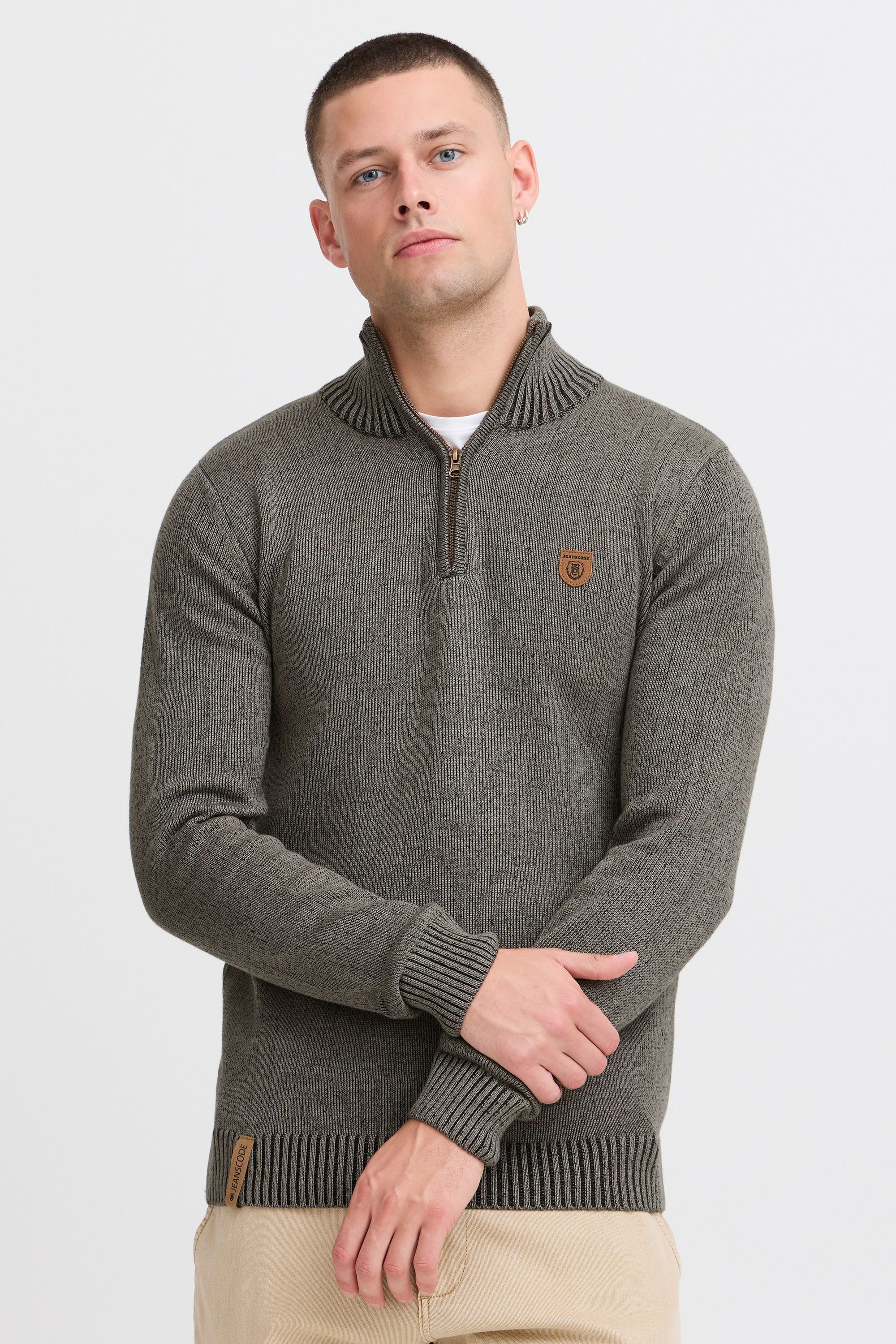 INDICODE IDNathen Men's Pullover Grey Mix XXL 2
