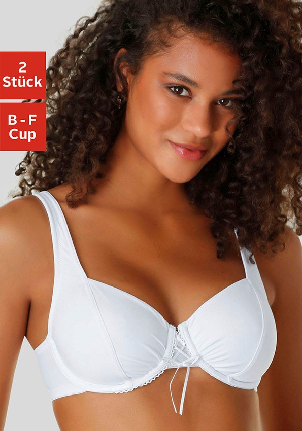 petite fleur by Lascana Dekolleté-BH ", Dirndl-BH, Bügel-BH" Packung, mit schönen Raffungen im Cup, Dessous