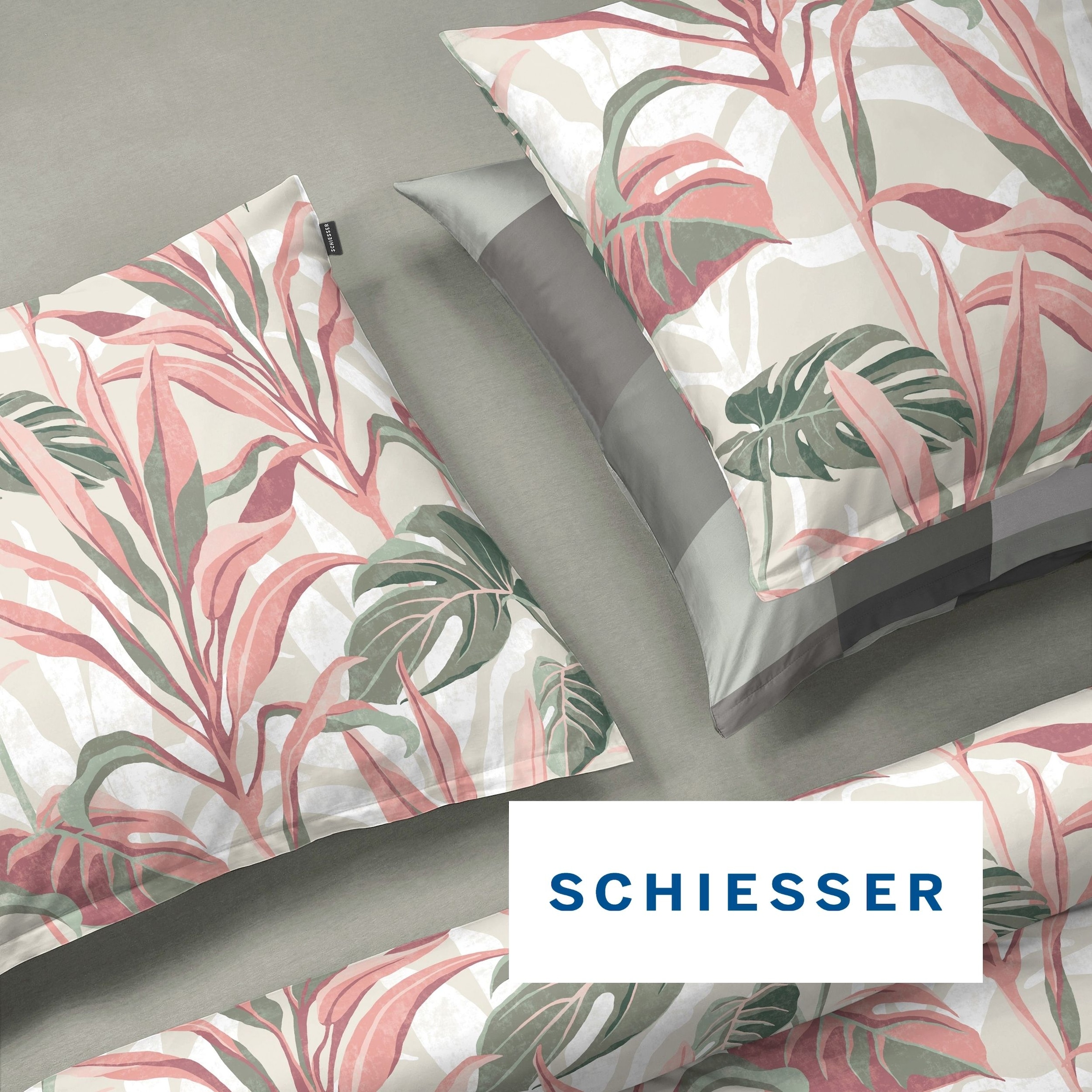 Schiesser Bettwäsche »Camilla aus weicher Baumwolle mit floralem Muster« 2 OEKO-TEX® MADE IN GREEN