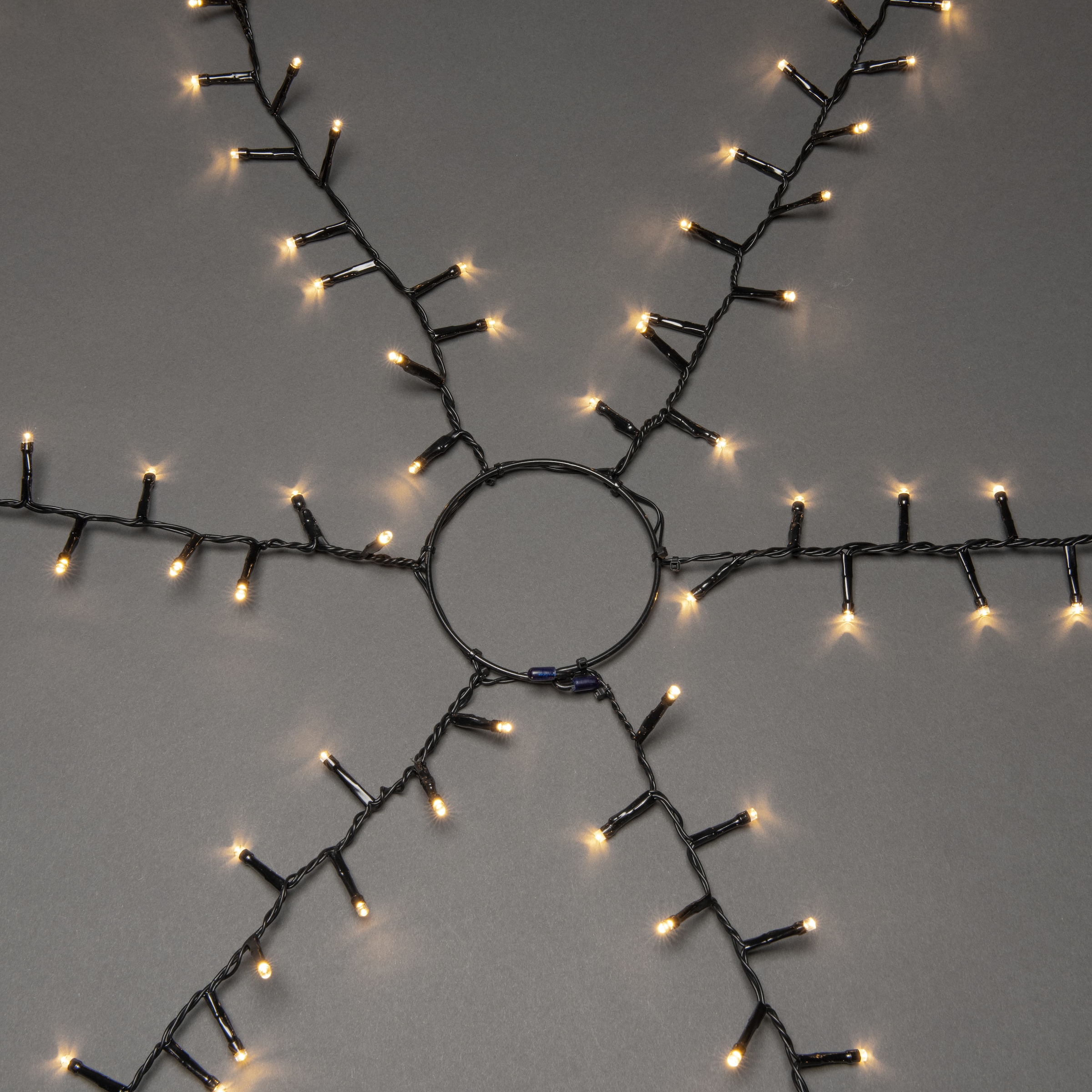 KONSTSMIDE LED-Baummantel »Weihnachtsdeko aussen, Christbaumschmuck«, 6 Micro Ring, 180 | à 1080 Compactlights Stränge Dioden LED St.-flammig, mit BAUR Lichterkette