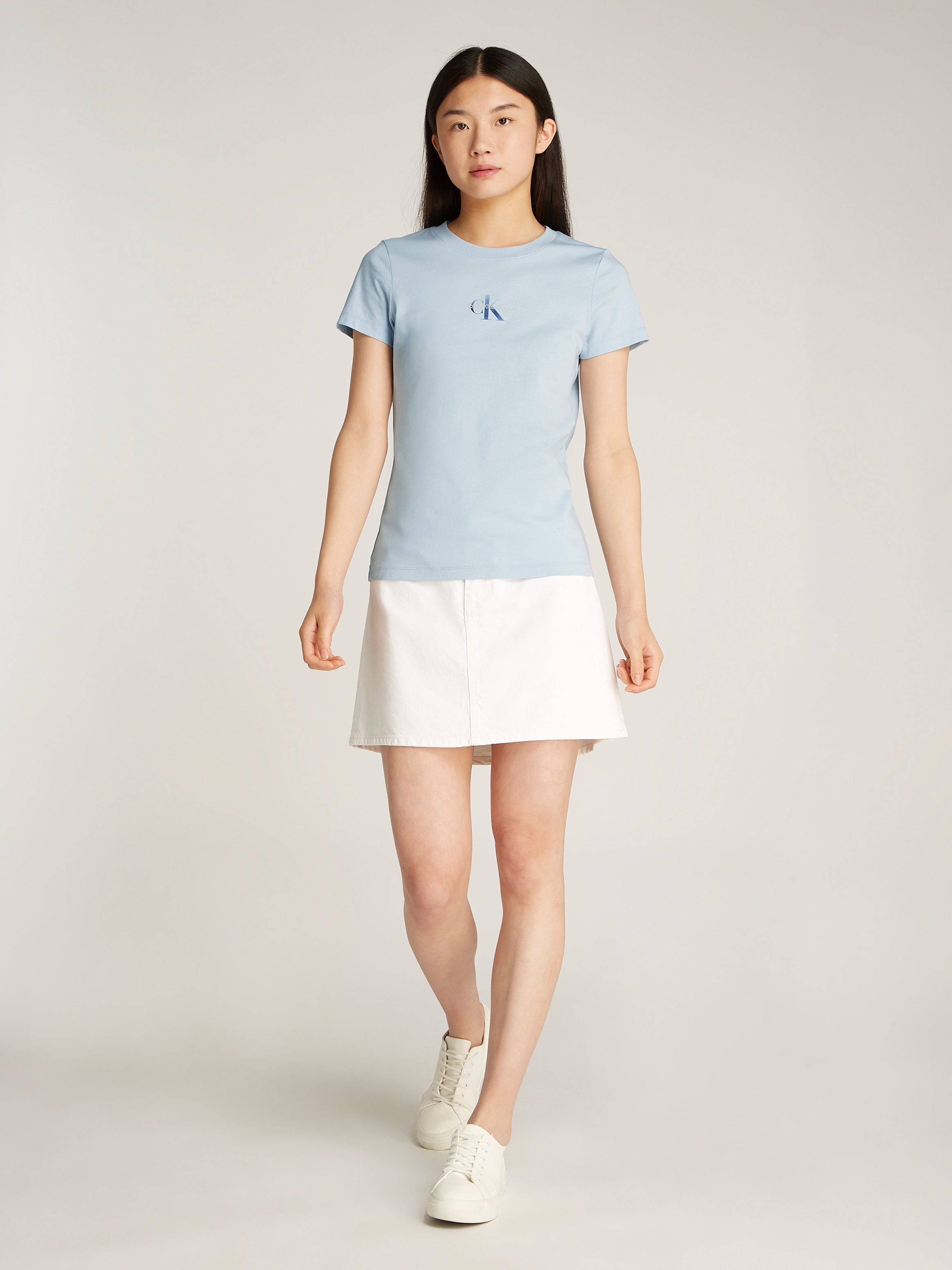 Thumbnail - Calvin Klein Jeans T-Shirt "GRADIENT MONOLOGO SLIM TEE", mit Logodruck