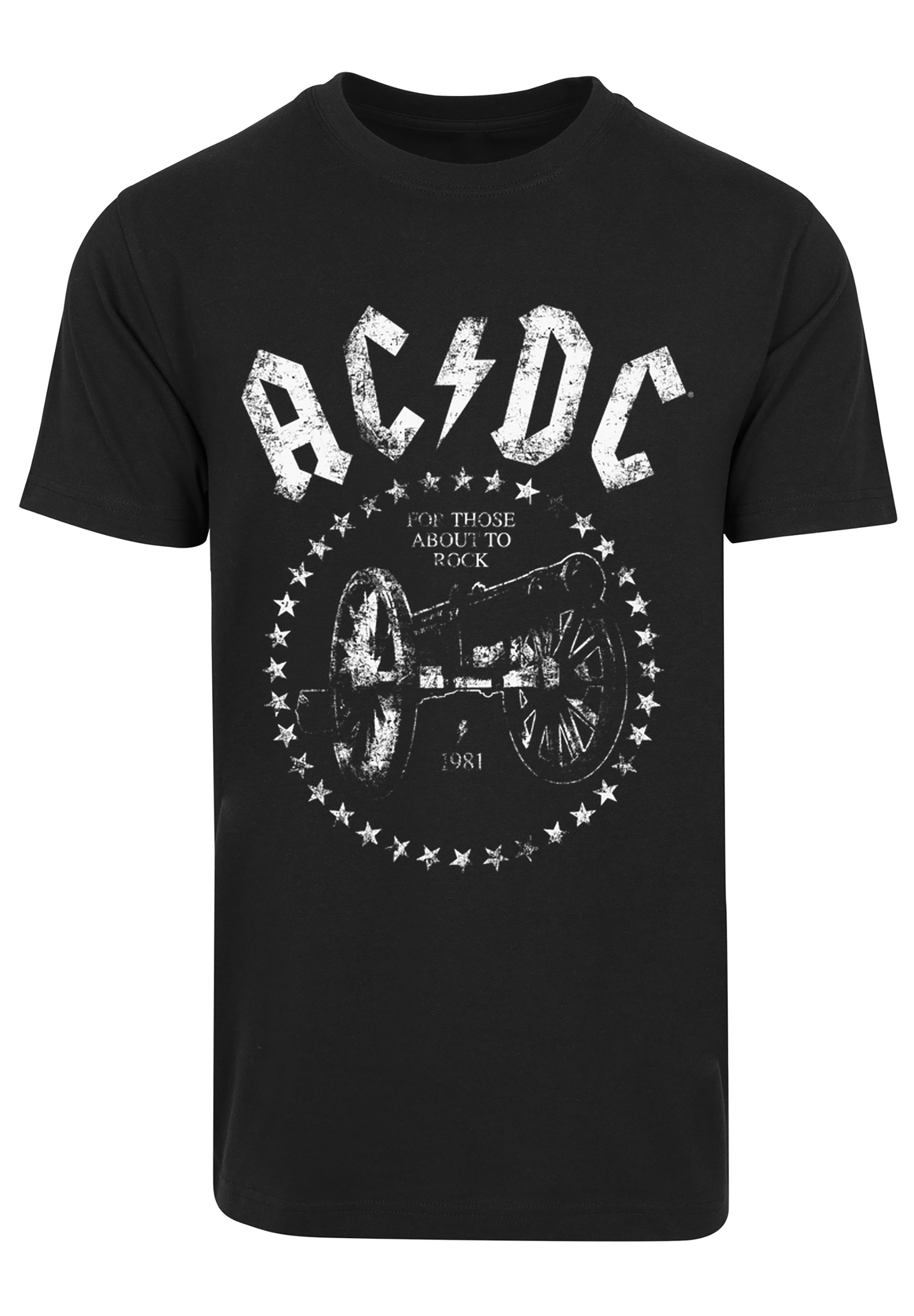 F4NT4STIC T-Shirt »ACDC We Salute You Cannon für Kinder & Herren«, Print