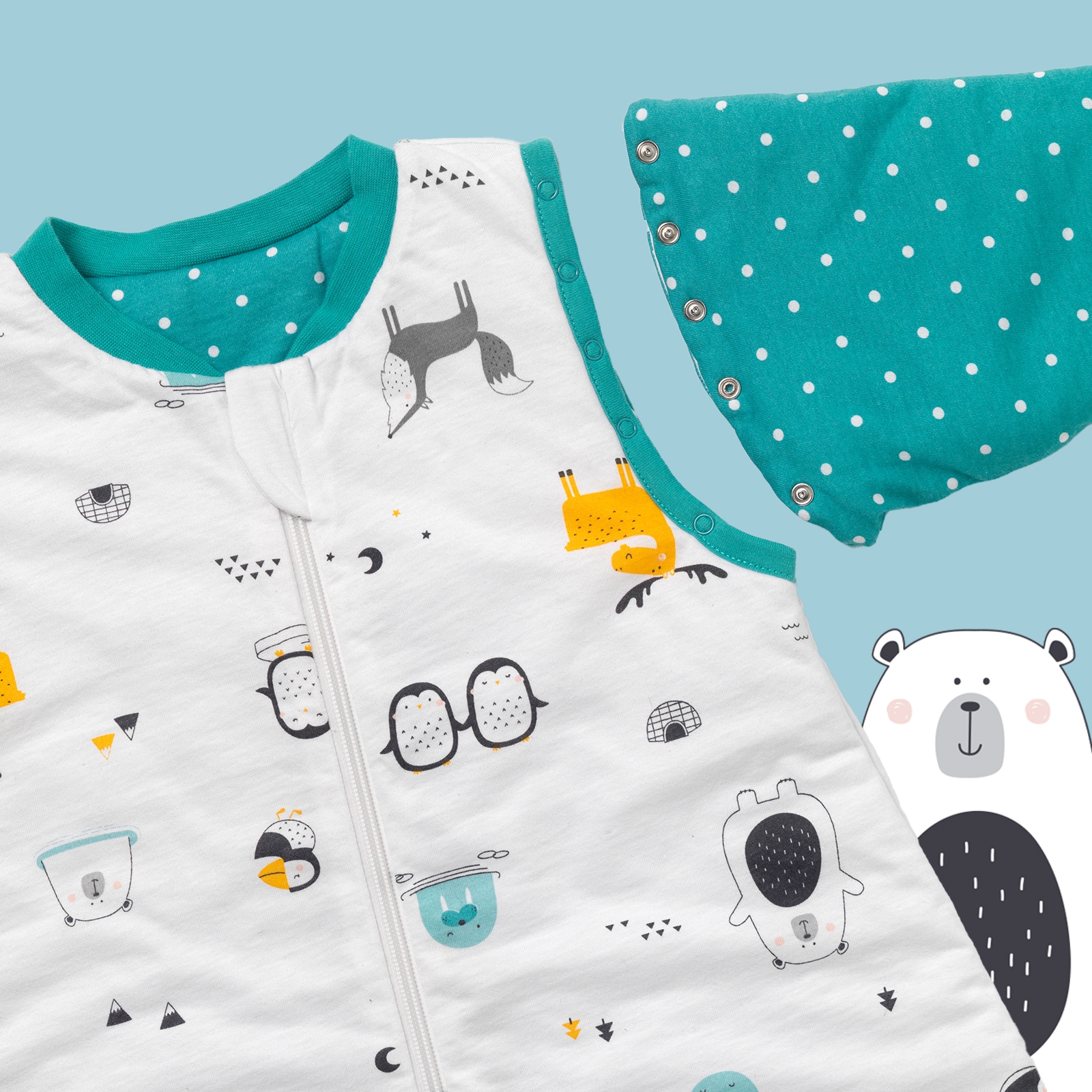 Schlummersack Babyschlafsack »Schlafsack ohne Füßen 2.5 Tog«