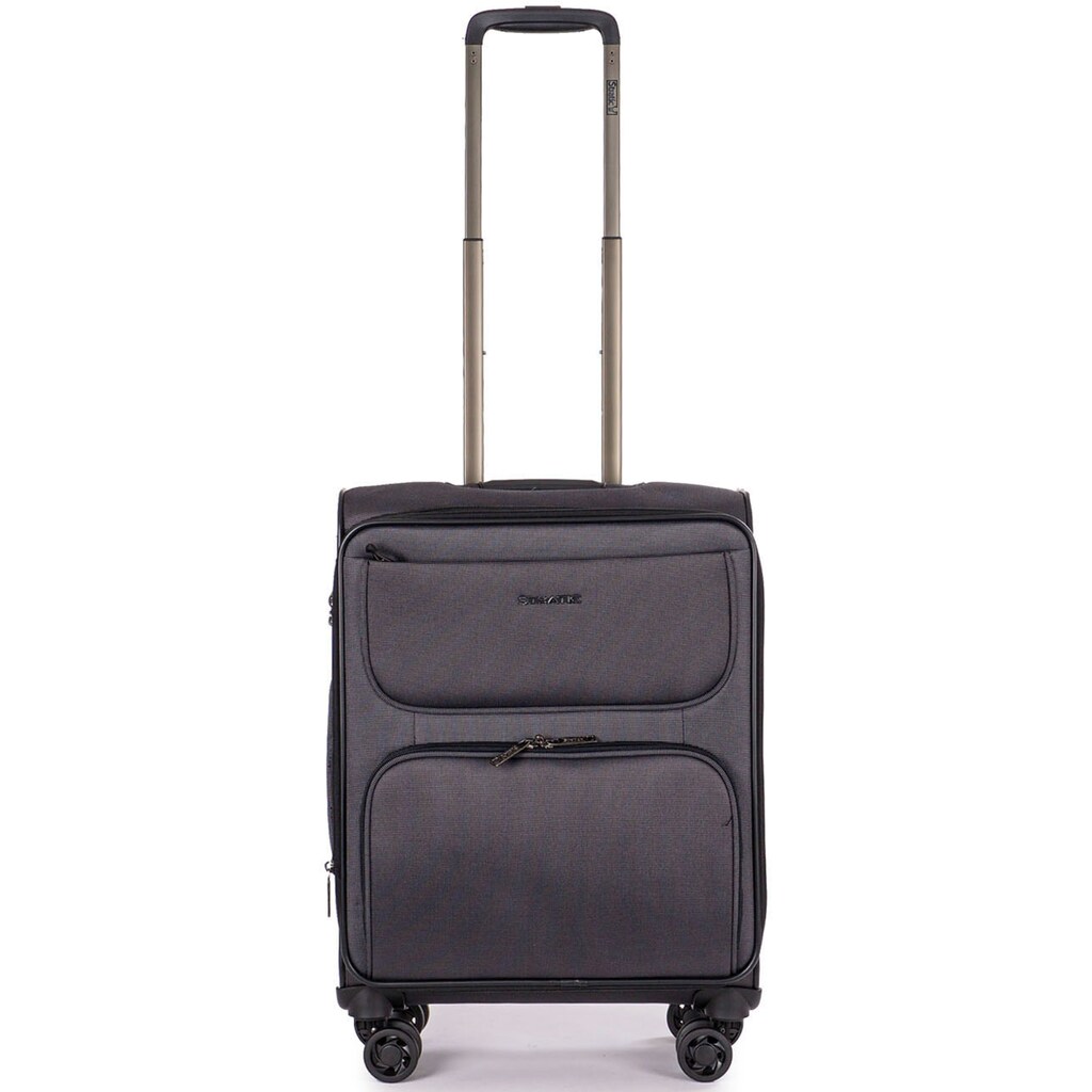 Stratic Weichgepäck-Trolley »Bendigo Light + S, black«, 4 Rollen