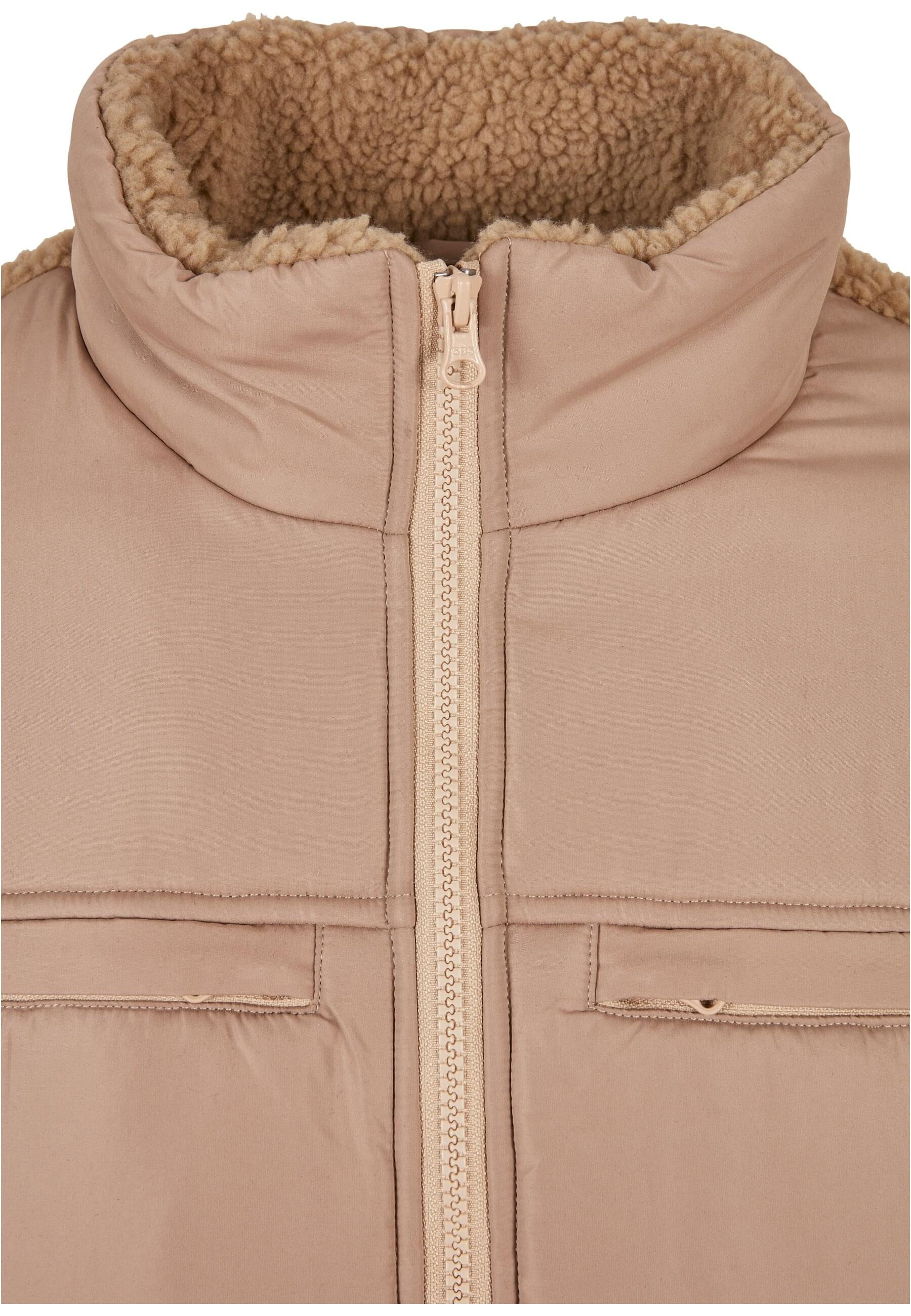 URBAN CLASSICS Winterjacke »Urban Classics Herren Patched Sherpa Jacket«, (1 St.), ohne Kapuze