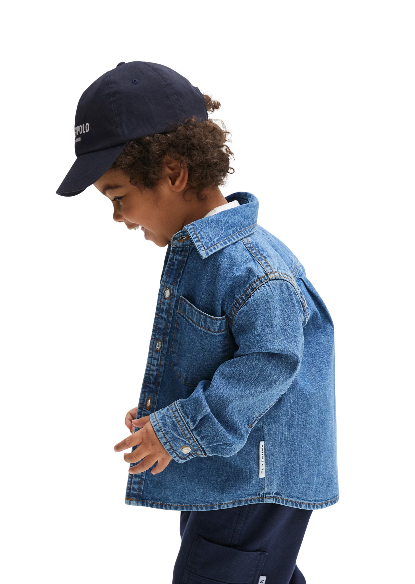 Marc O'Polo Langarmhemd »aus Bio-Baumwoll-Denim«