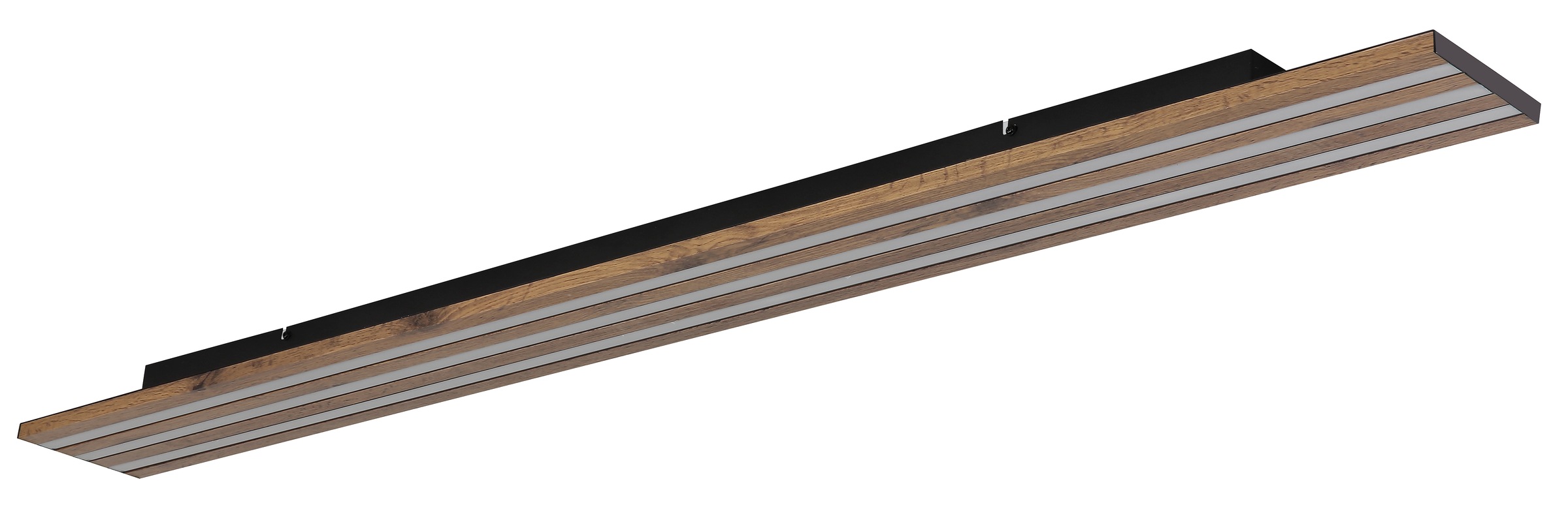 GLOBO LIGHTING Deckenleuchte »HAYDEN« LED-Modul 1 Stk. Schwarze LED-Deckenleuchte, dimmbar, smart, Fernbedienung & Nachtlicht
