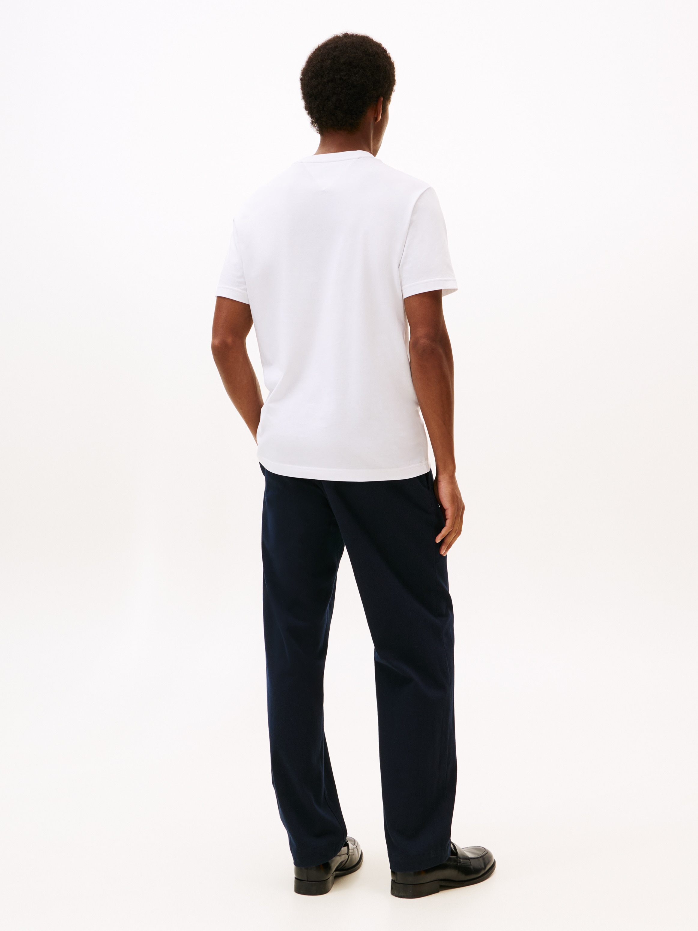 Tommy Hilfiger T-Shirt »LINEAR FLAG GRAPHIC«, Rundhals, regular fit, Jersey