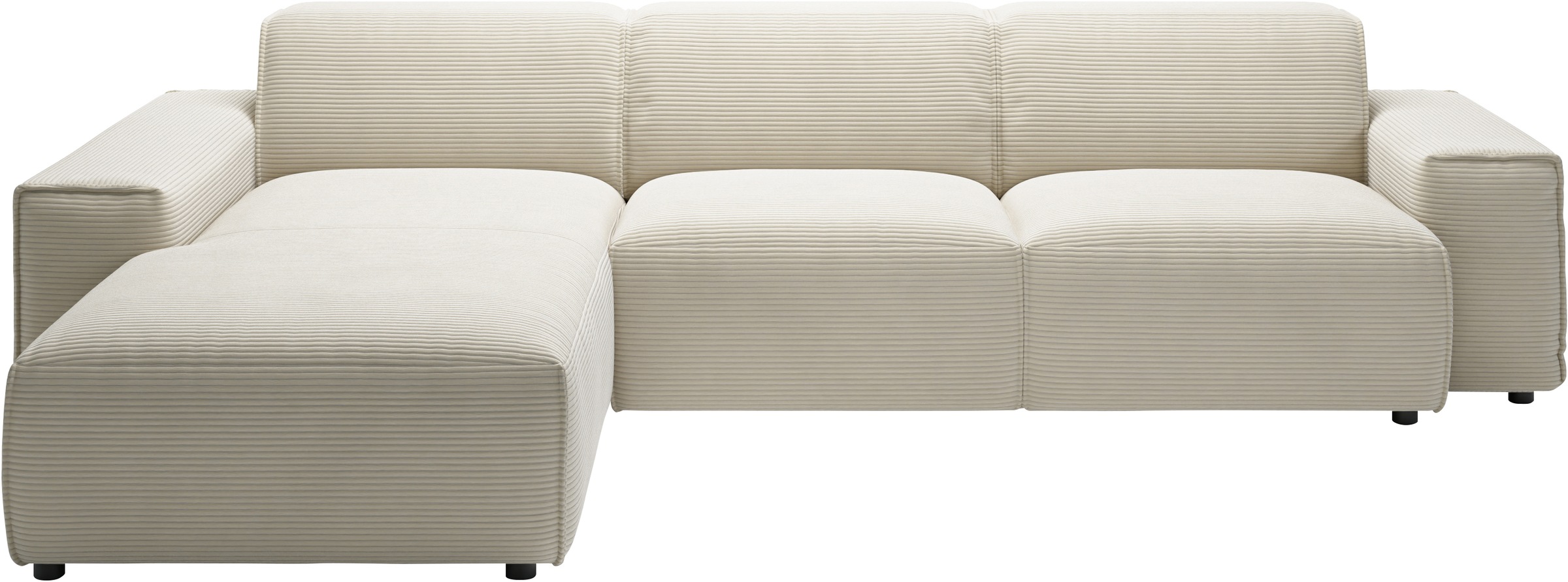 andas Ecksofa »Glimminge auch in Breitcord, Feincord, Bouclé + Easy care-Bezug«, L-Form, Breite 294, Zierkissen