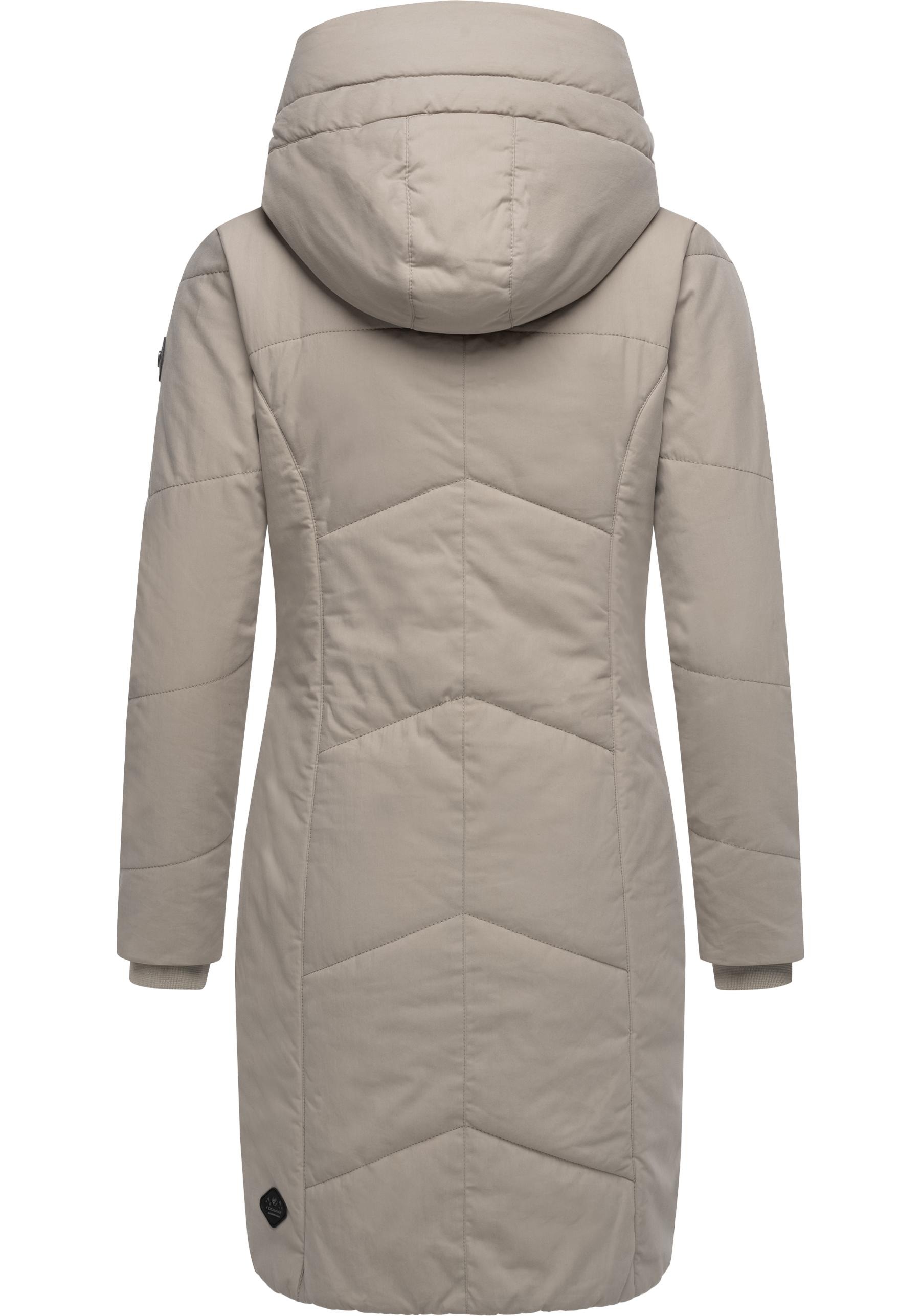 Ragwear Wintermantel »Gordon Long«, gesteppter Winterparka mit asymmetrischem Kragen