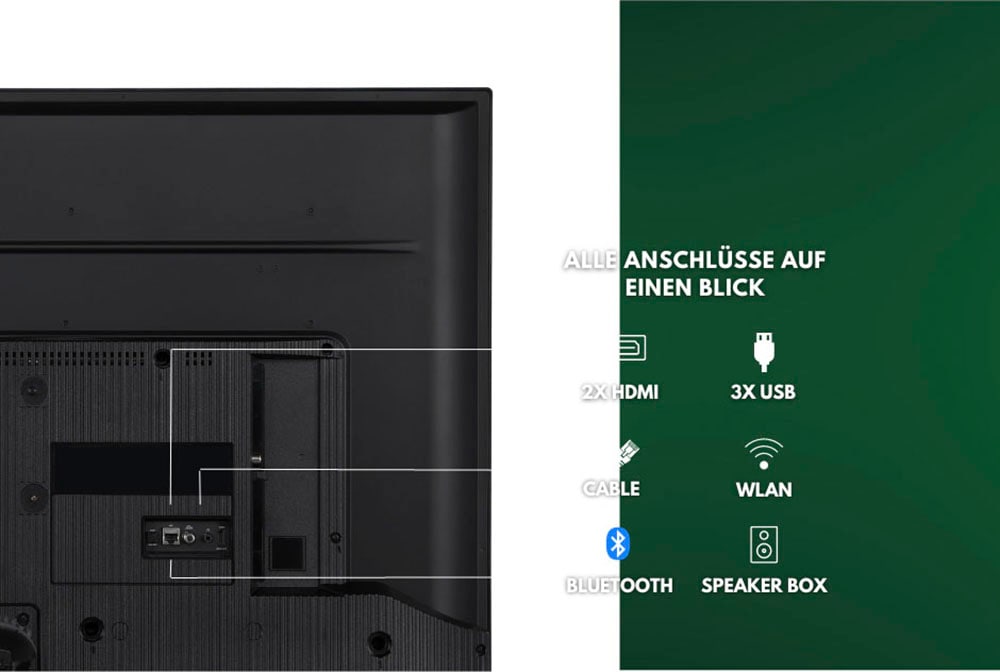 Hanseatic QLED-Fernseher »70Q850UDS«, 4K Ultra HD, Android TV-Smart-TV