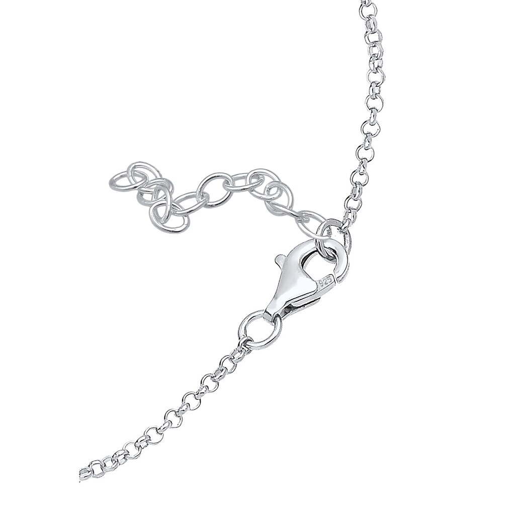 Elli DIAMONDS Armband »Herz Anhänger Liebe Diamant (0.015 ct.) 925 Silber«