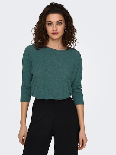 ONLY 3/4-Arm-Shirt "ONLGLAMOUR 3/4 TOP JRS NOOS" Materialmix, loose fit günstig online kaufen