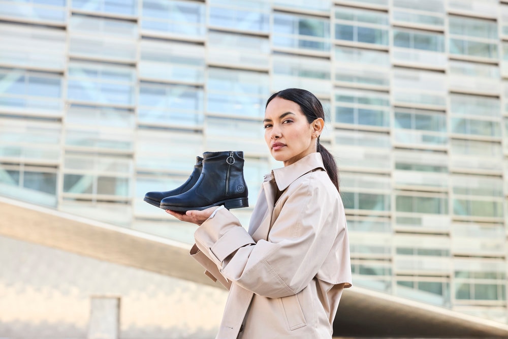 Rieker Stiefelette, Boots, Blockabsatz, mit Innenreißverschluss