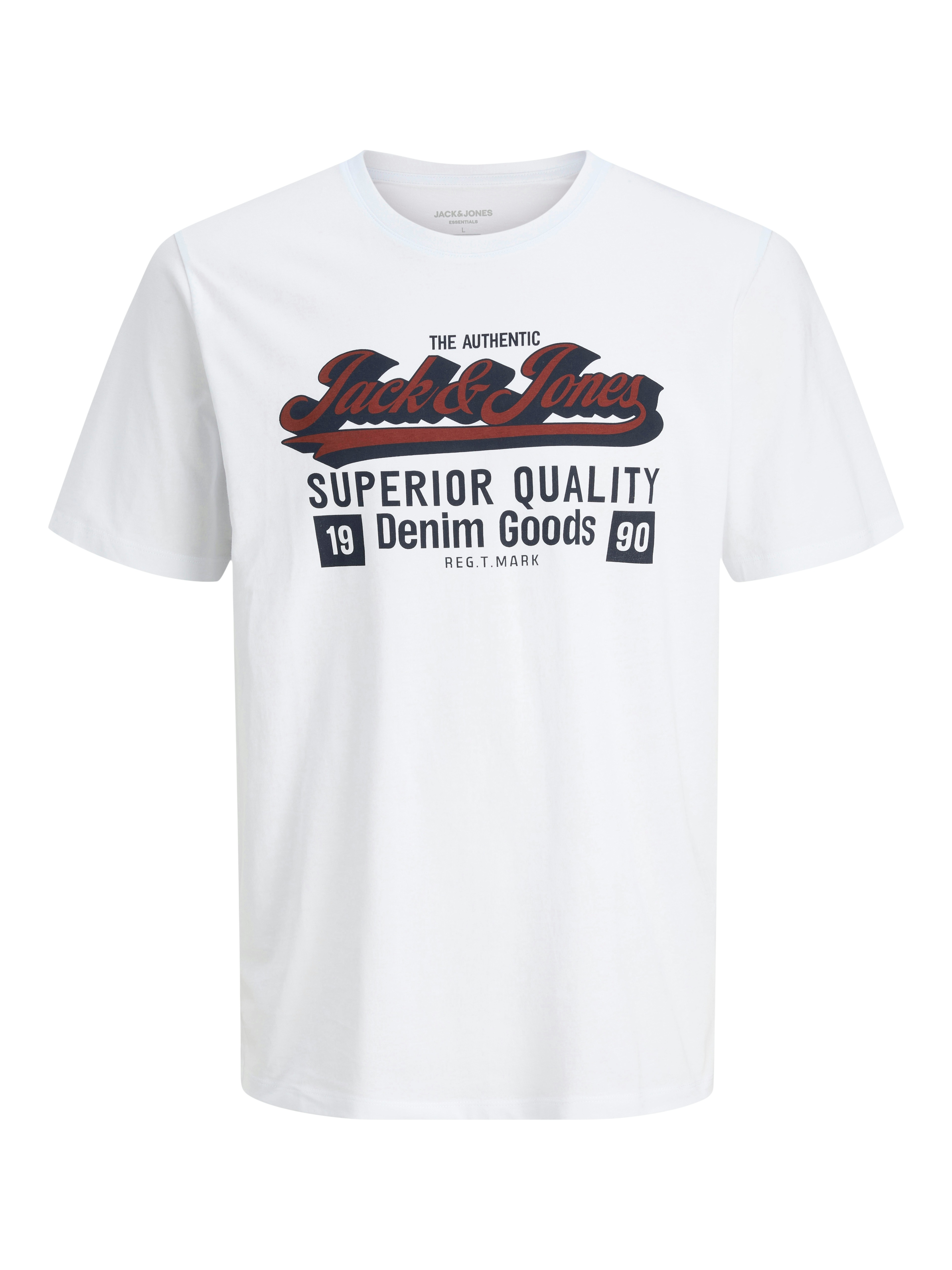 Thumbnail - Jack & Jones Rundhalsshirt "JJELOGO TEE SS O-NECK 2 COL AW25 3PK MP" Packung, 3 Stk.