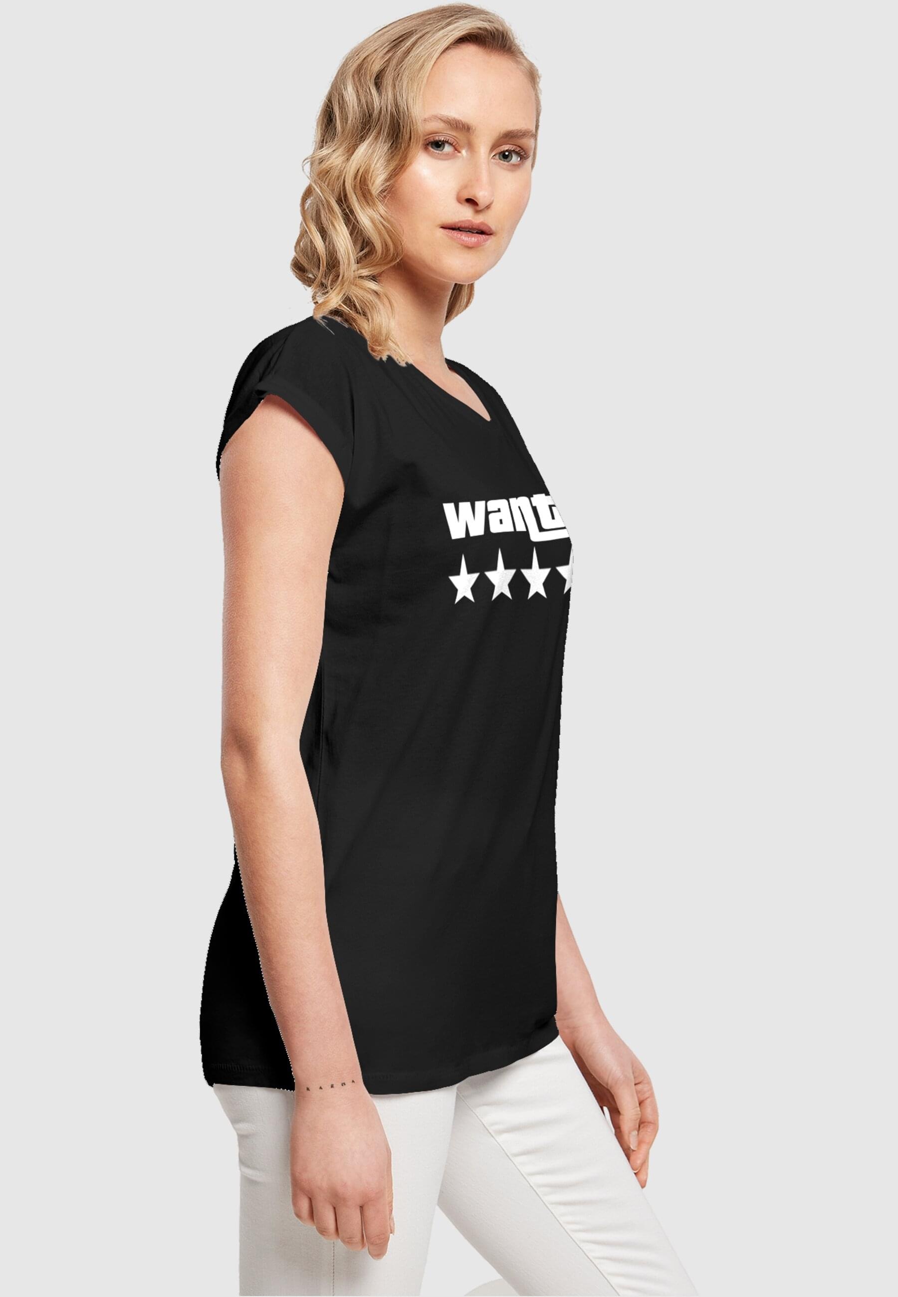 Merchcode T-Shirt »Damen Laides Wanted | (1 kaufen online BAUR Tee«, tlg.) Extended Shoulder