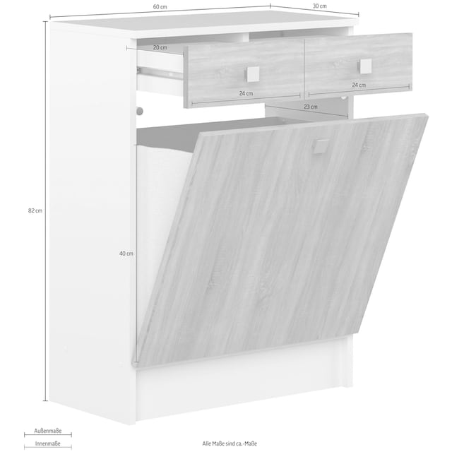 TemaHome Wäscheschrank »Combi Wäscheschrank« | BAUR